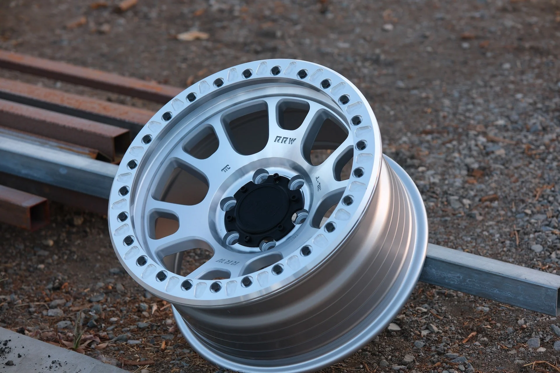 RRW RR5-H Flow Formed Hybrid Beadlock - Brushed Aluminum - Image 5
