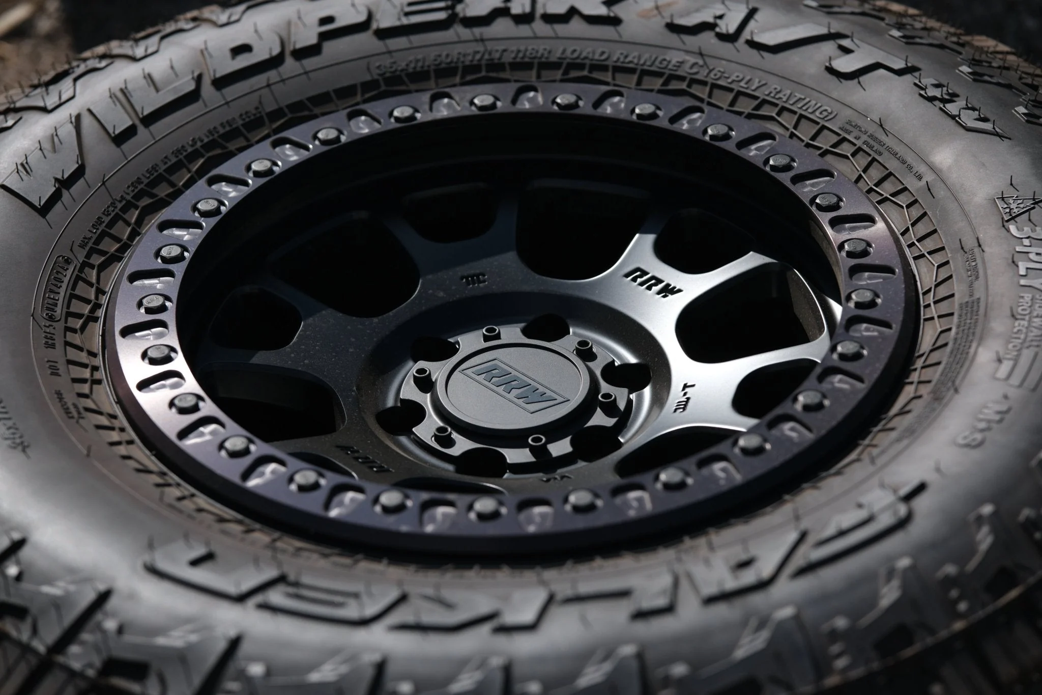 RRW RR5-H Flow Formed Hybrid Beadlock - Matte Black - Image 5