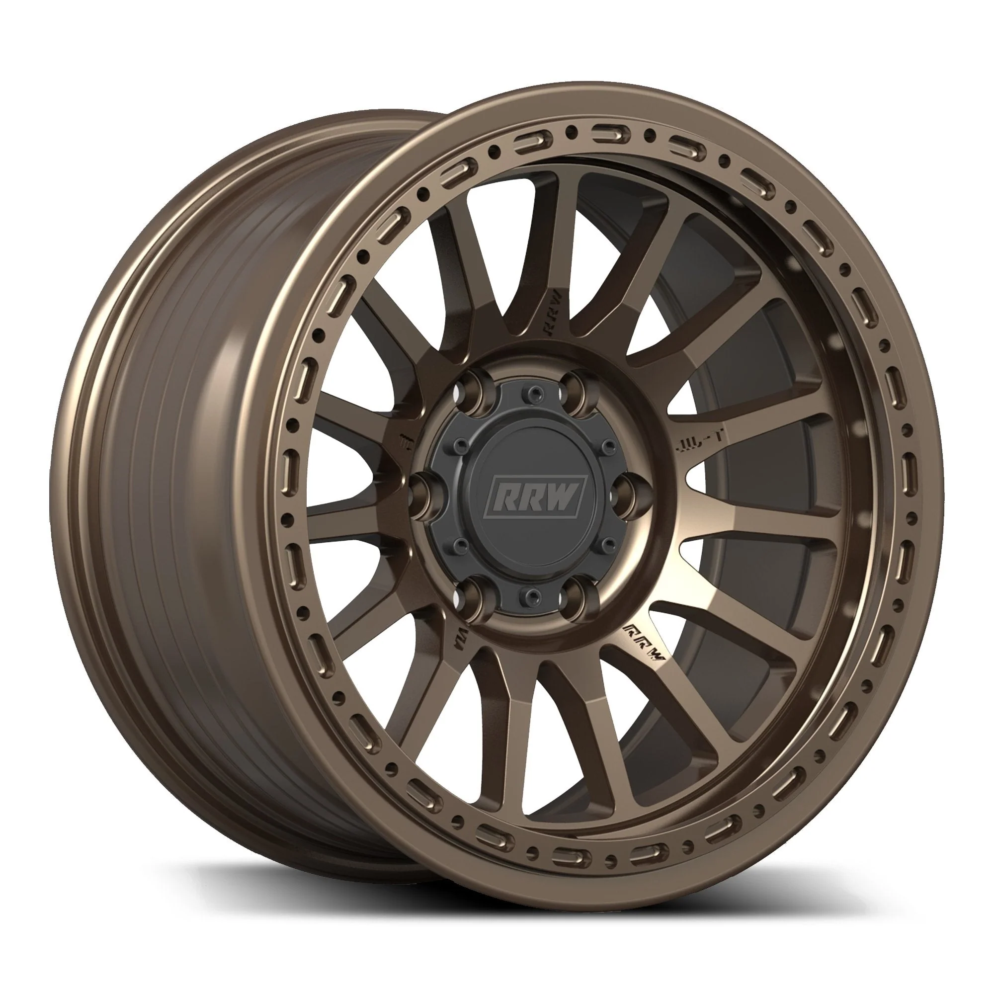 RRW RR7-H Monoforged 2.0 Hybrid Beadlock Wheel - Matte Bronze
