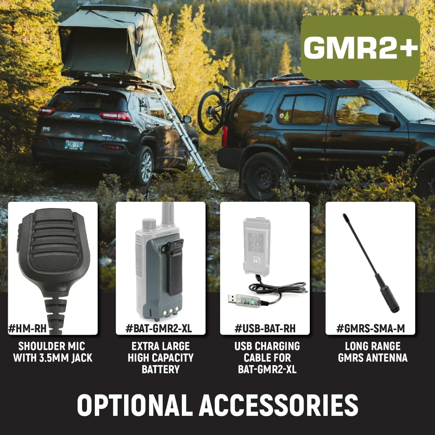 Rugged GMR2 Plus GMRS/FRS Two Way Handheld Radios (2-Pack) - Image 11