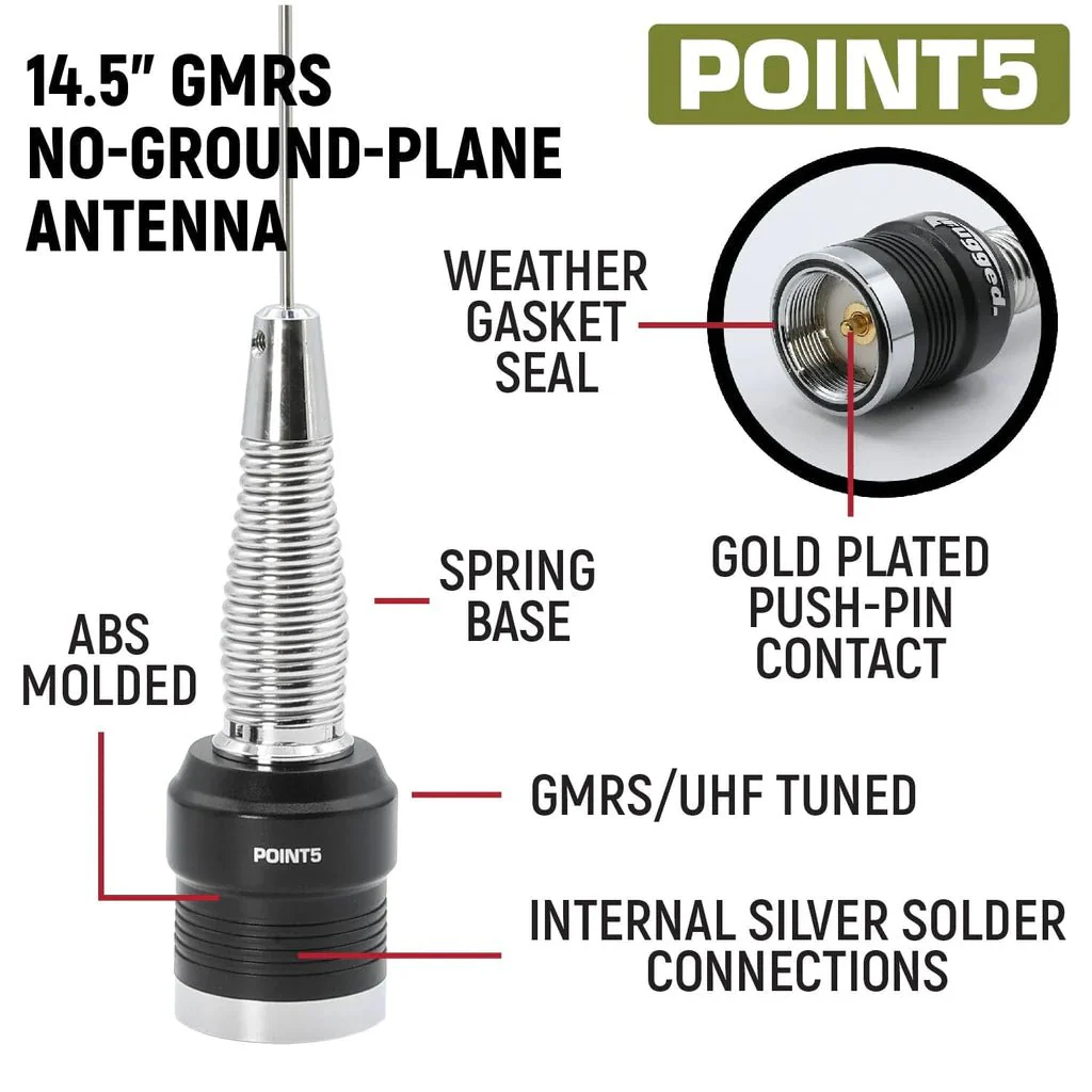 Rugged Radio Two-Way GMRS Mobile Radio Kit for Tundra (2007-2021) - Image 8