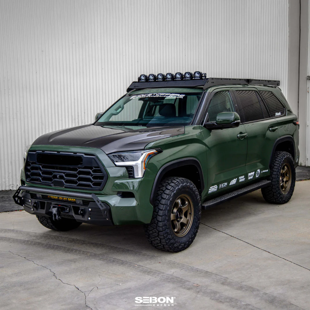 Seibon Carbon Fiber OEM-Style Hood for Sequoia (2023-2024) - Image 9