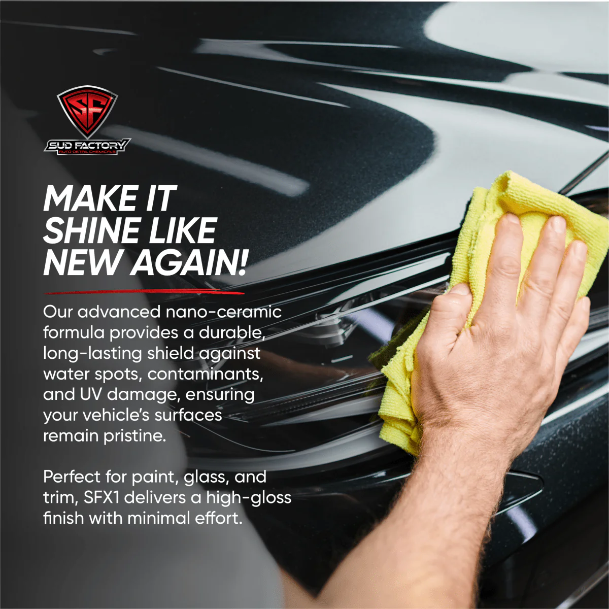 Sud Factory SFX1 Glossy Instant Ceramic Protective Coating - Image 6