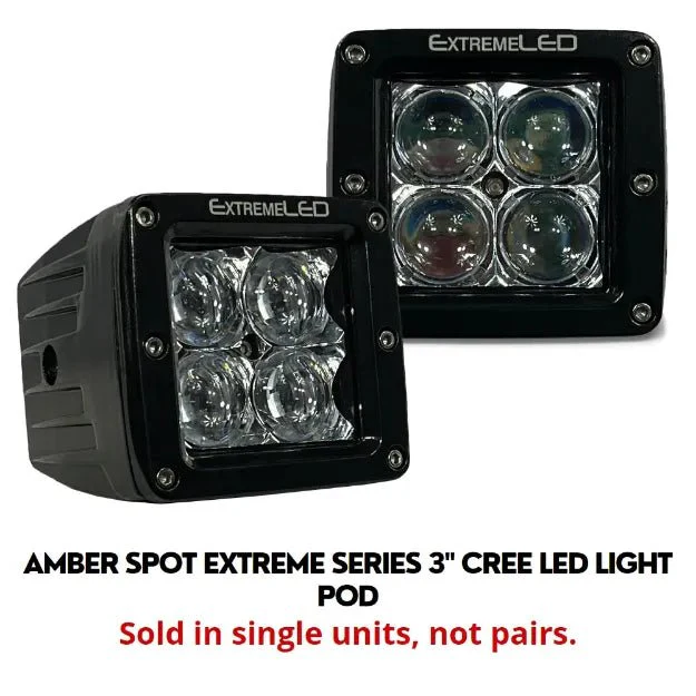 Spot and Flood Extreme Series 3" CREE LED Light Pod (All Options) - Image 4