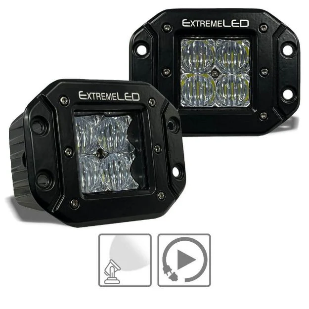 Spot and Flood Flush Mount Extreme Series 3" LED Light Pod (All Options) - Image 12