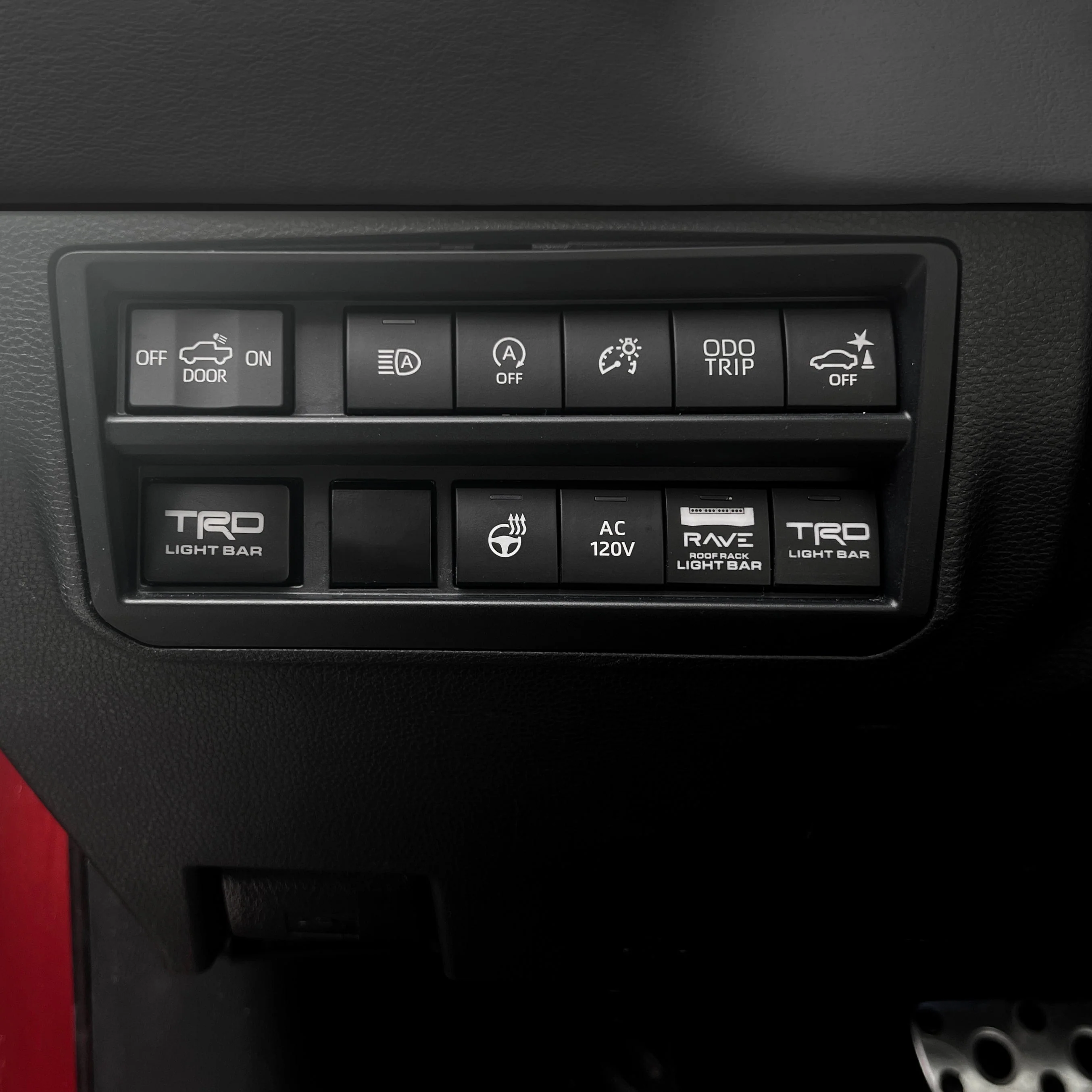 Rave Off-Road OEM Style Square "Light Bar" Dash Switch - Image 2