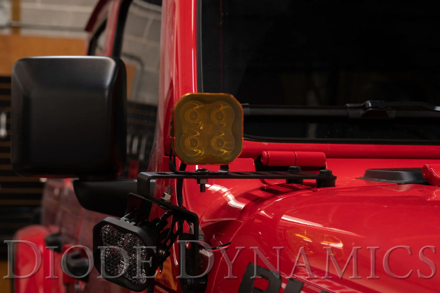 Diode Dynamics SS3 LED Pod Cover - Yellow (Single) - Image 7