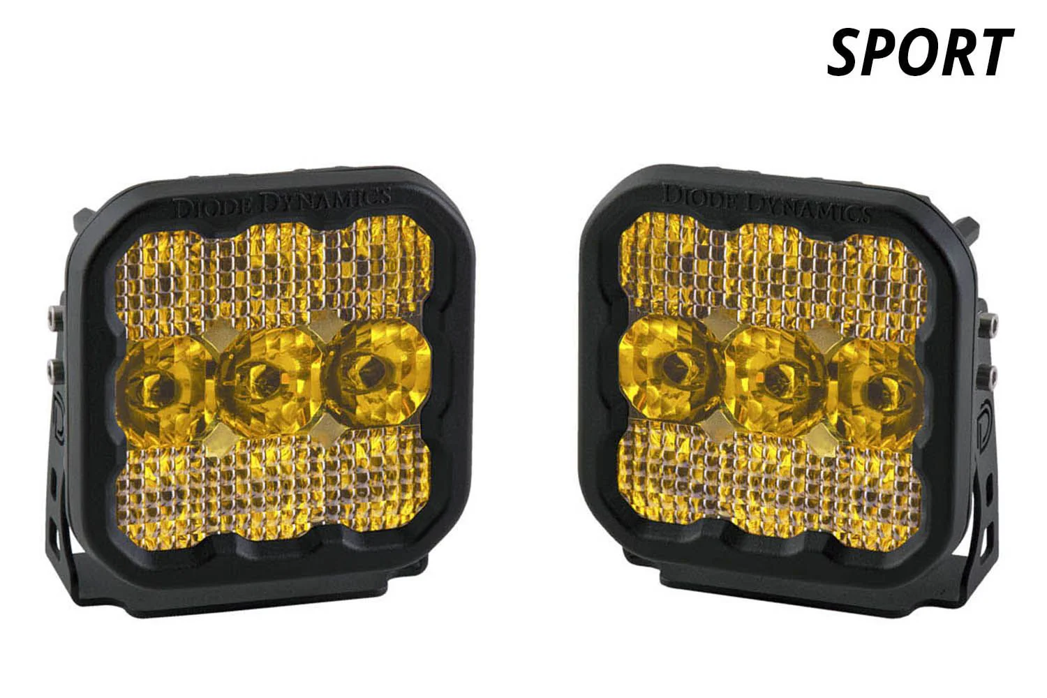 Diode Dynamics SS5 Yellow Sport LED Pod (Pair)