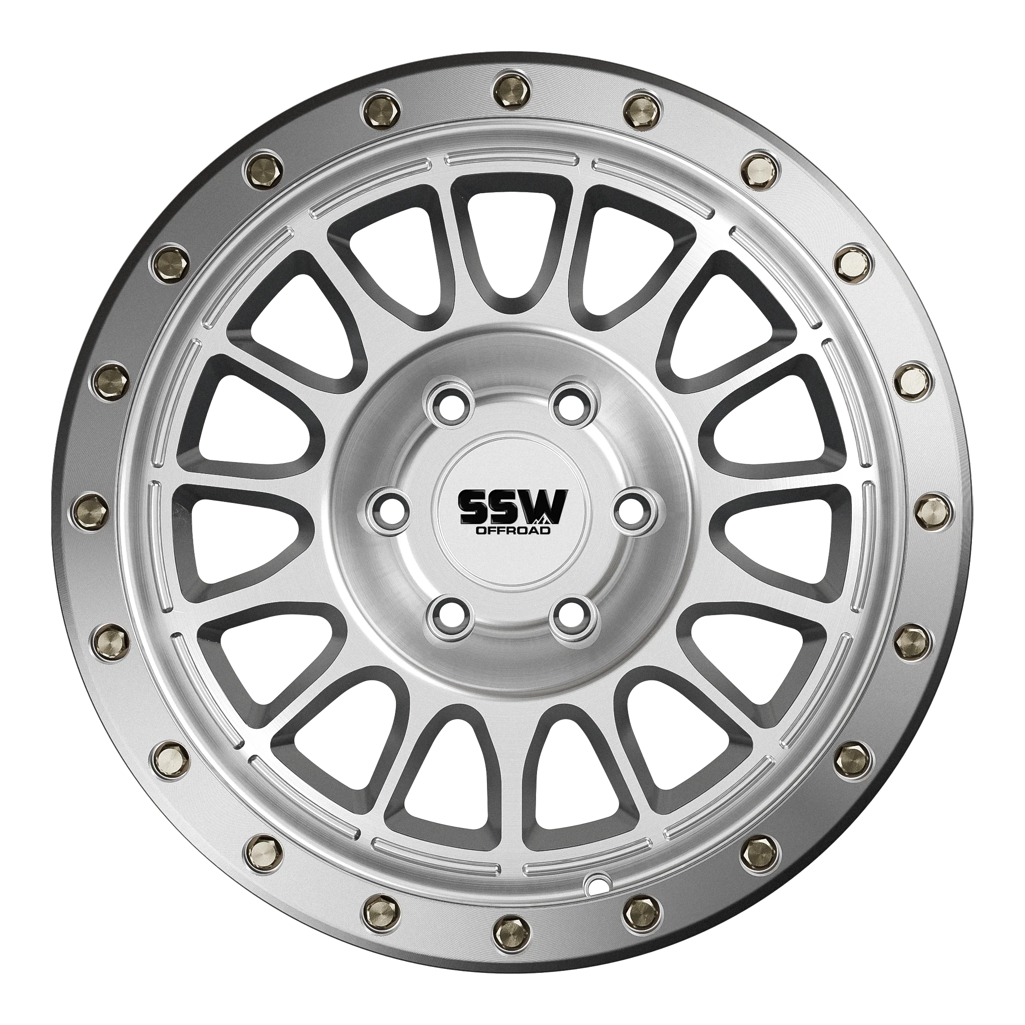 SSW Offroad Dakar Evo - Machined Silver (17X9.0 +25)