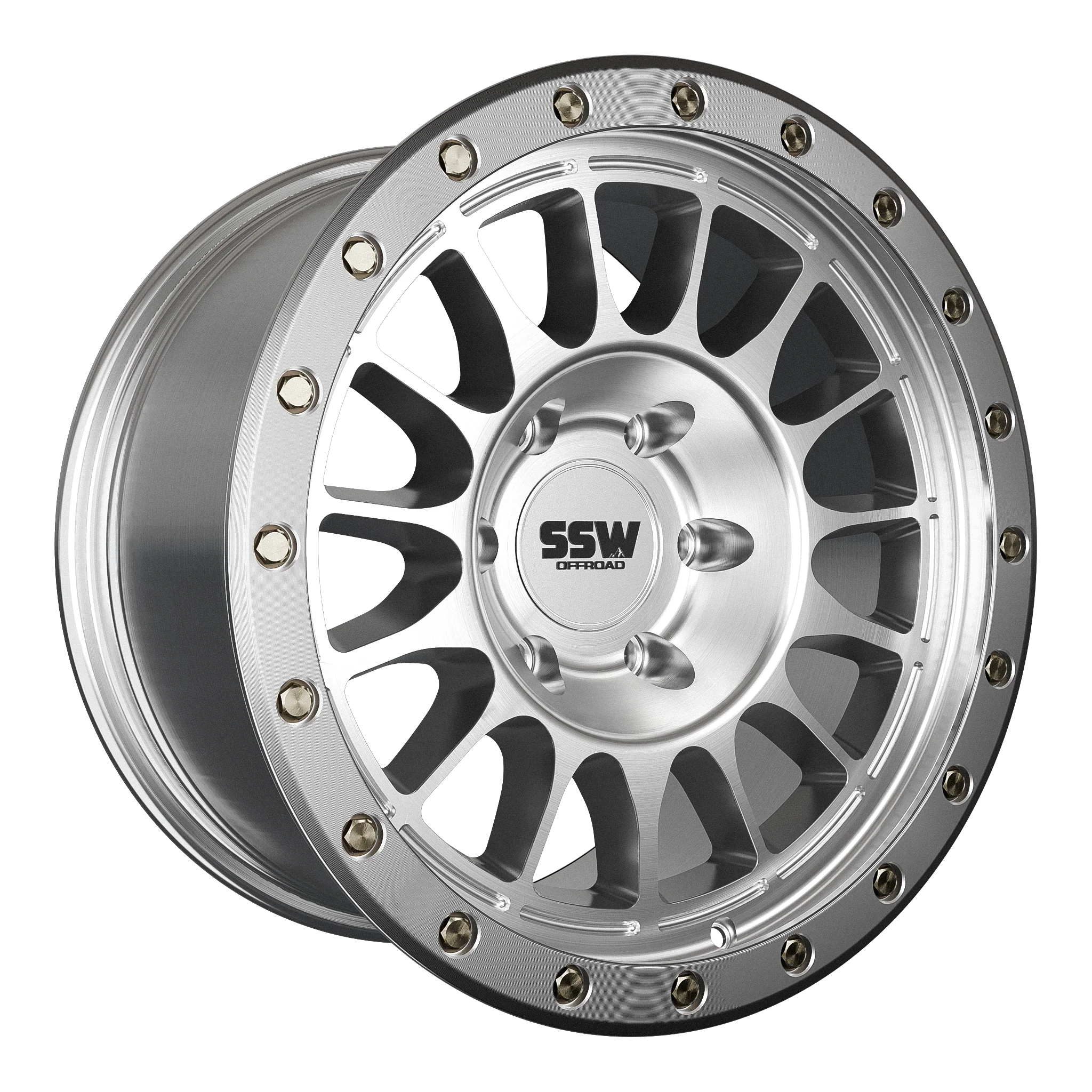 SSW Offroad Dakar Evo - Machined Silver (17X9.0 +25) - Image 2