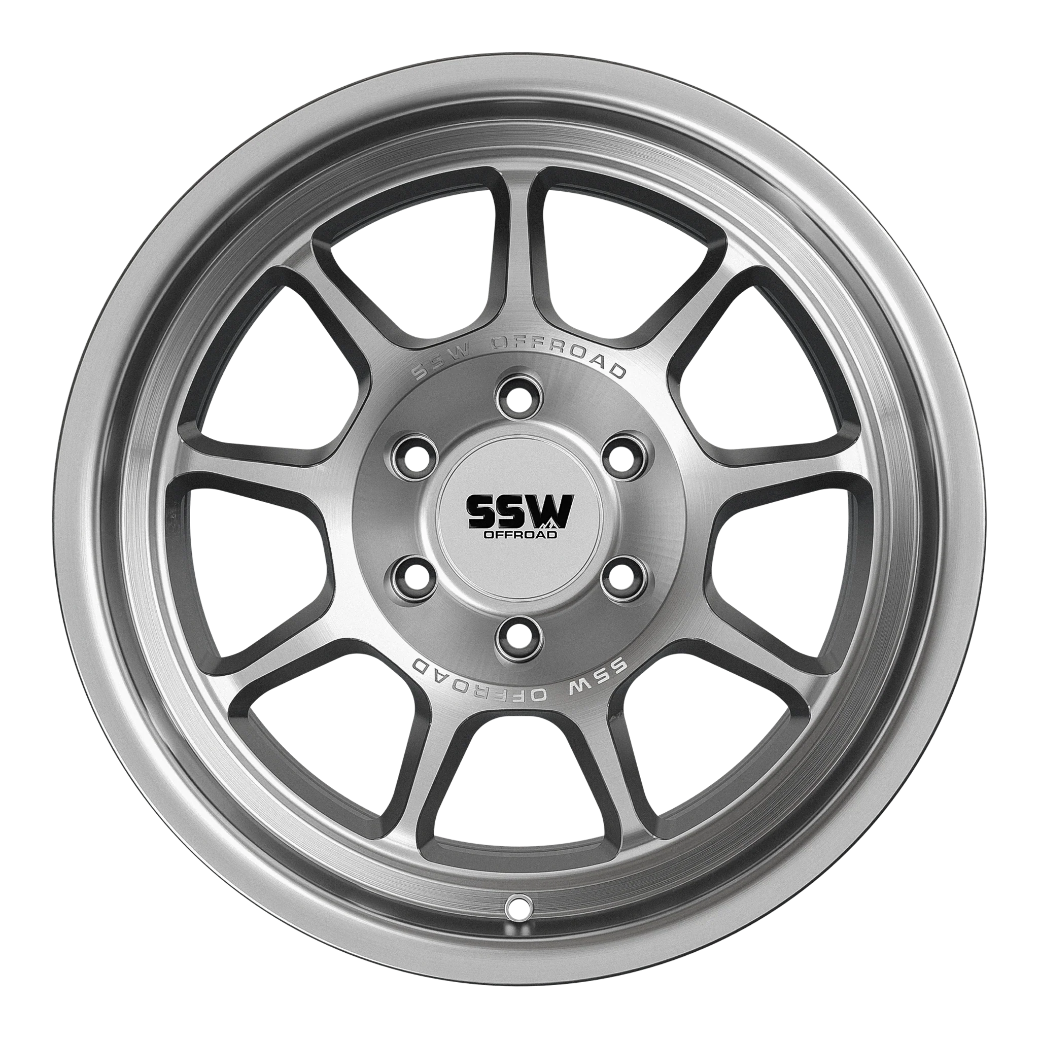 SSW Offroad Nova - Machined Silver (17X9.0 -25)