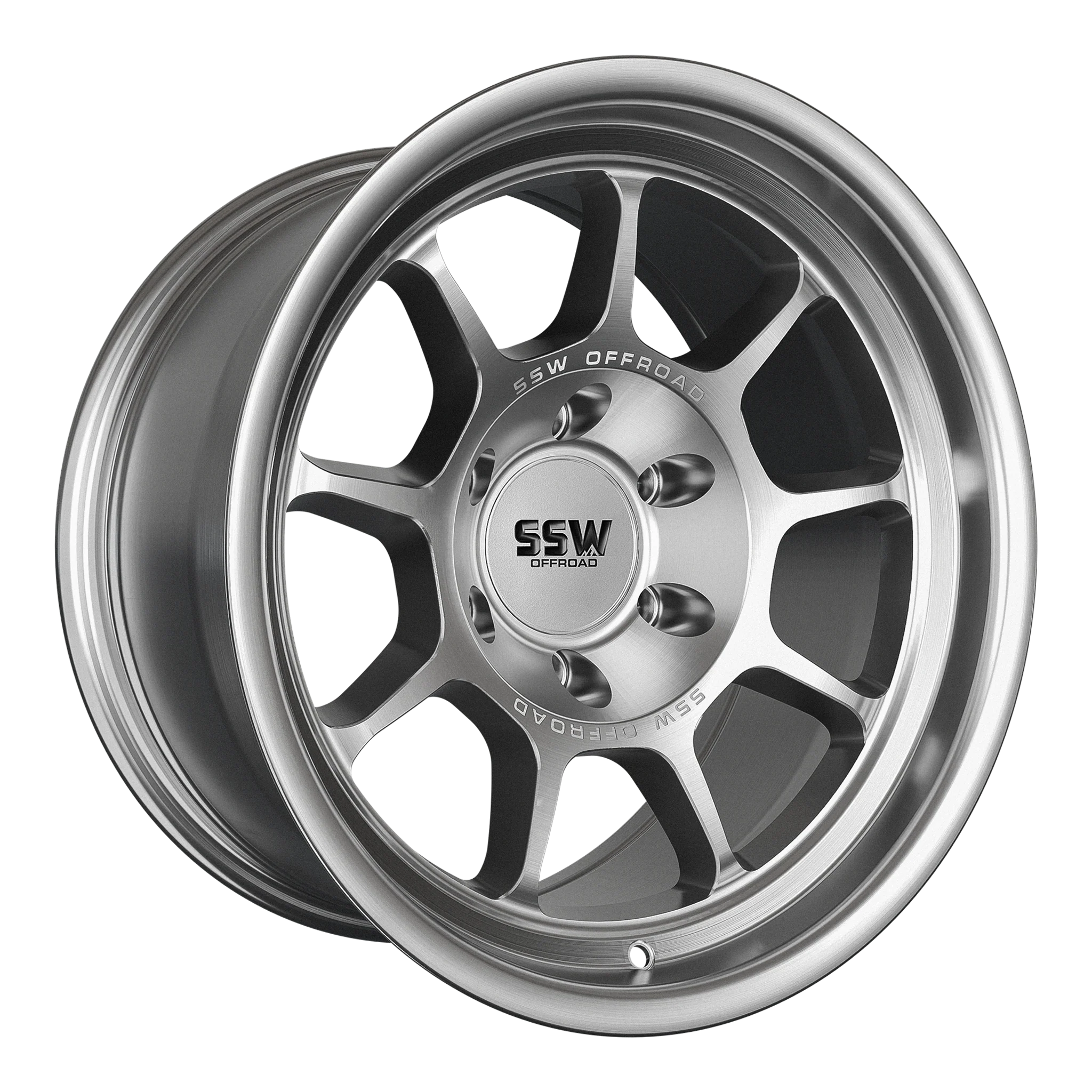 SSW Offroad Nova - Machined Silver (17X9.0 -25) - Image 2