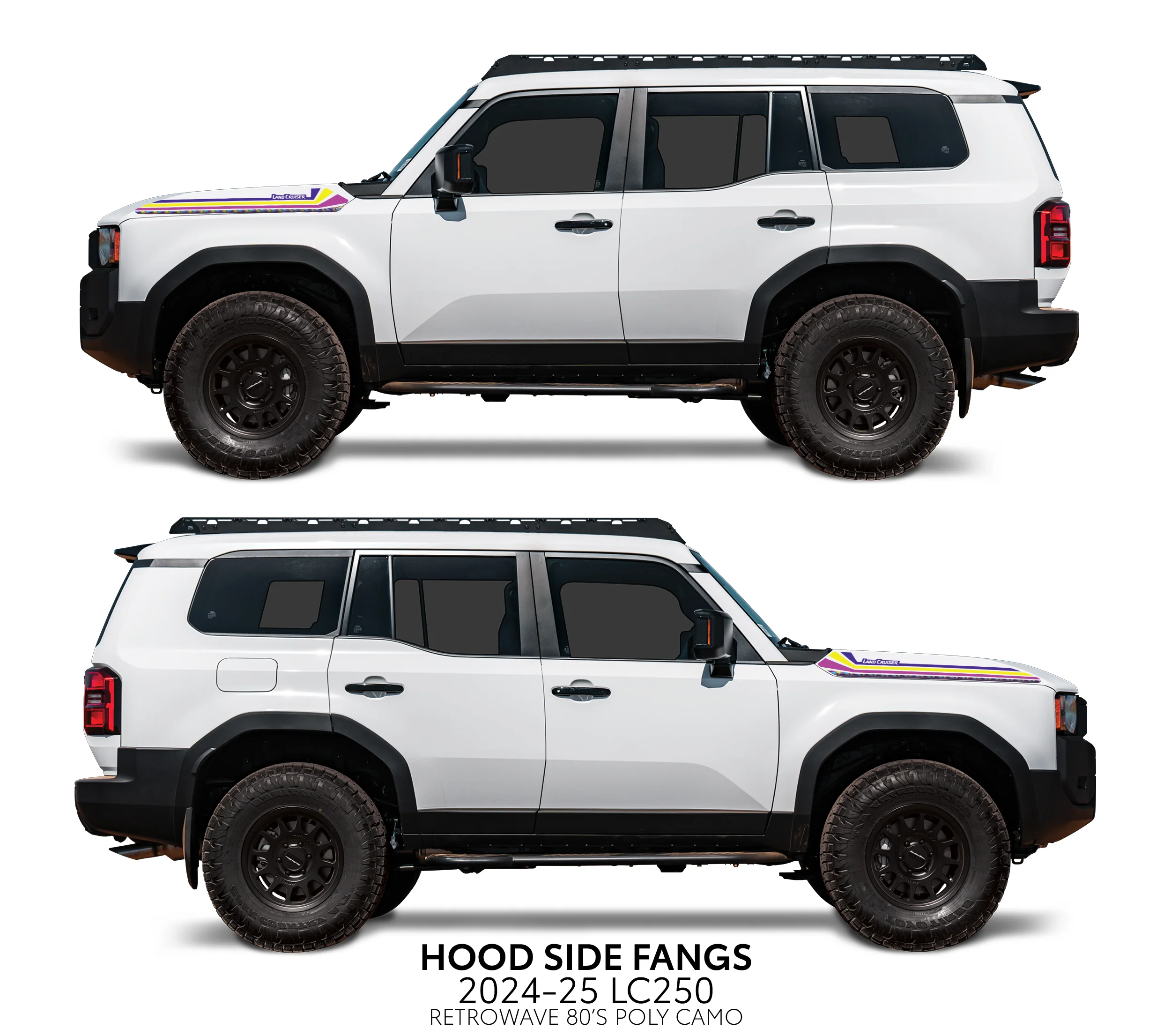 Taco Viny Hood Side Fangs for Land Cruiser 250 (2024-2025) - Image 21