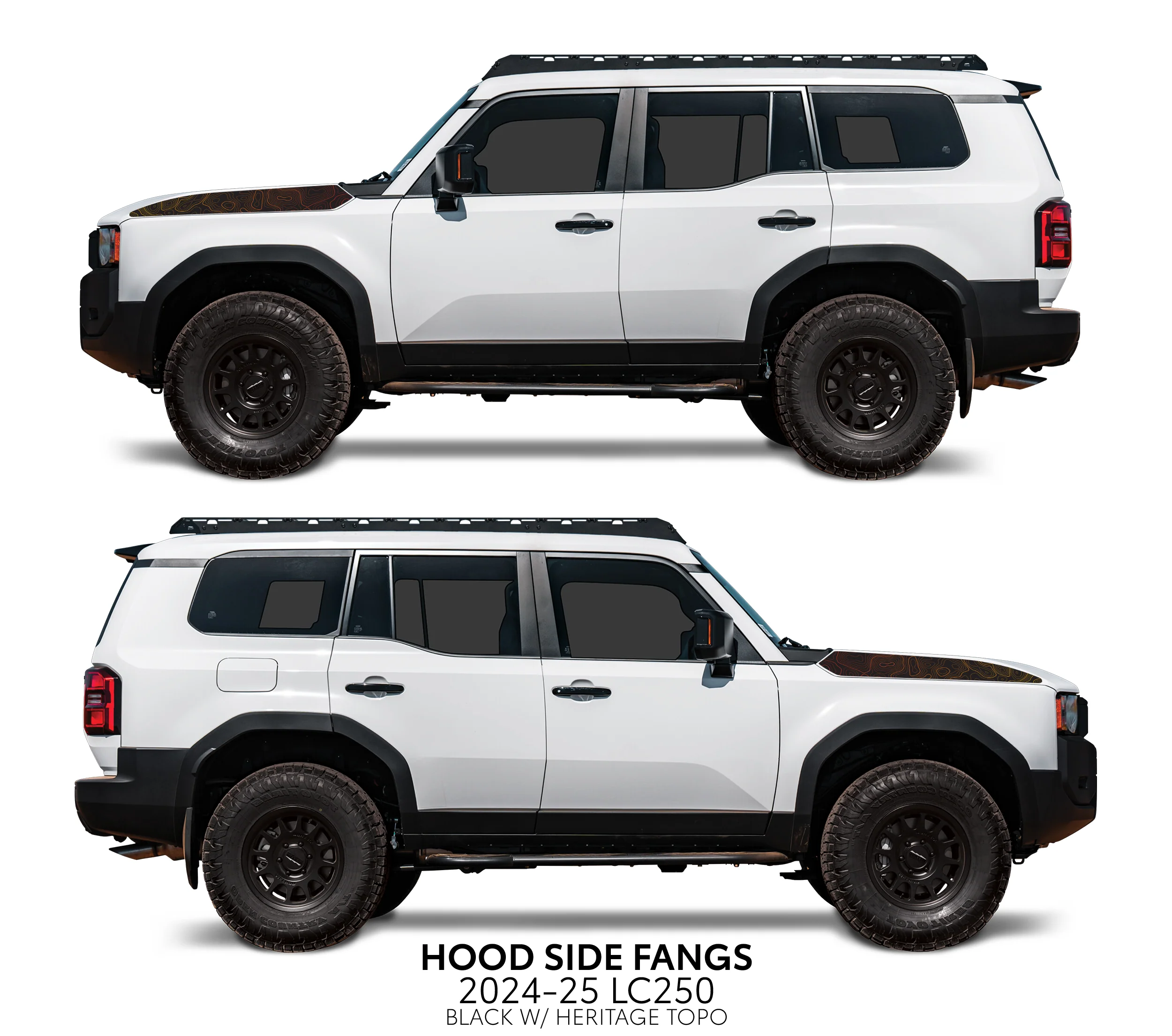 Taco Viny Hood Side Fangs for Land Cruiser 250 (2024-2025) - Image 29