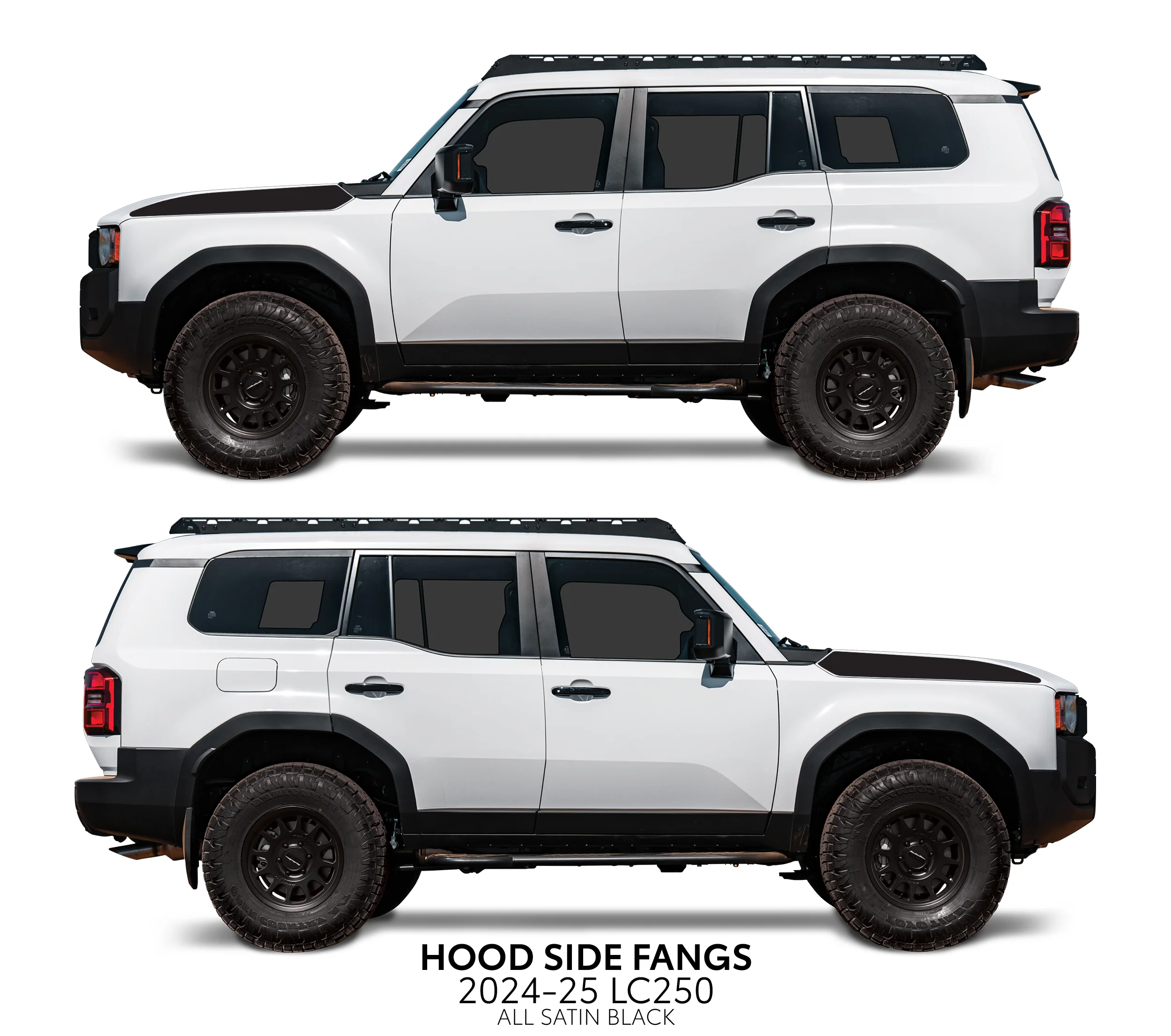 Taco Viny Hood Side Fangs for Land Cruiser 250 (2024-2025) - Image 33