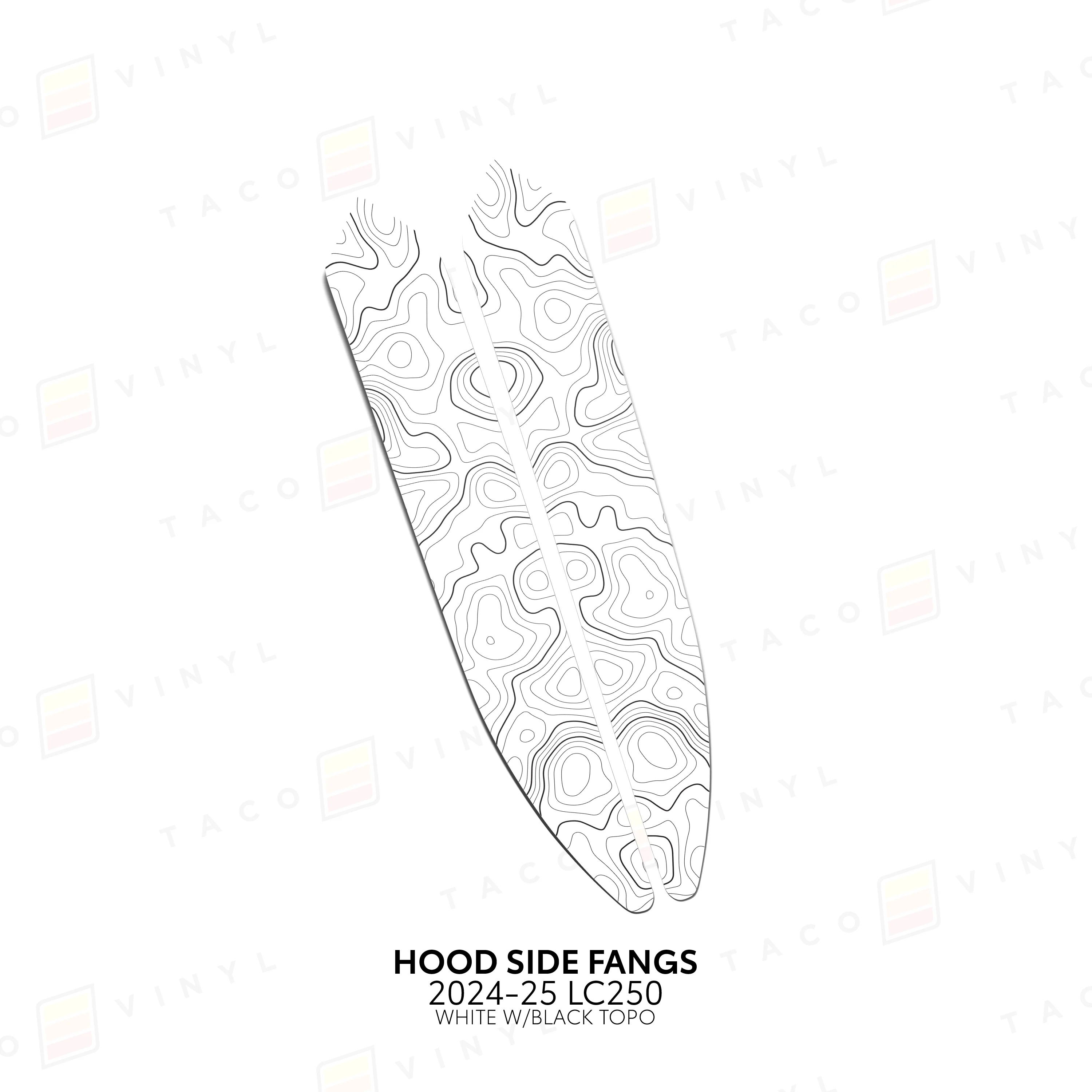 Taco Viny Hood Side Fangs for Land Cruiser 250 (2024-2025) - Image 36