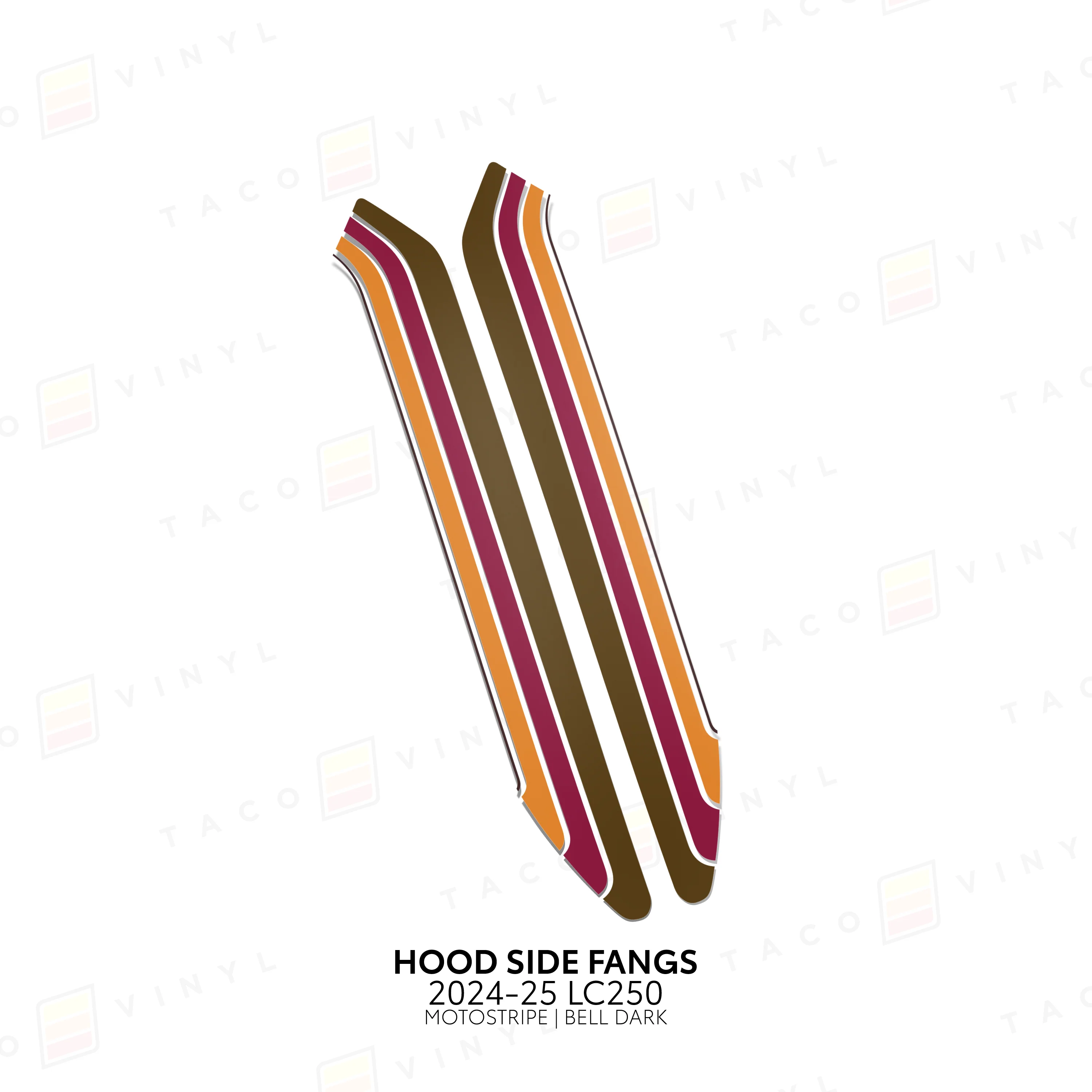 Taco Viny Hood Side Fangs for Land Cruiser 250 (2024-2025) - Image 6
