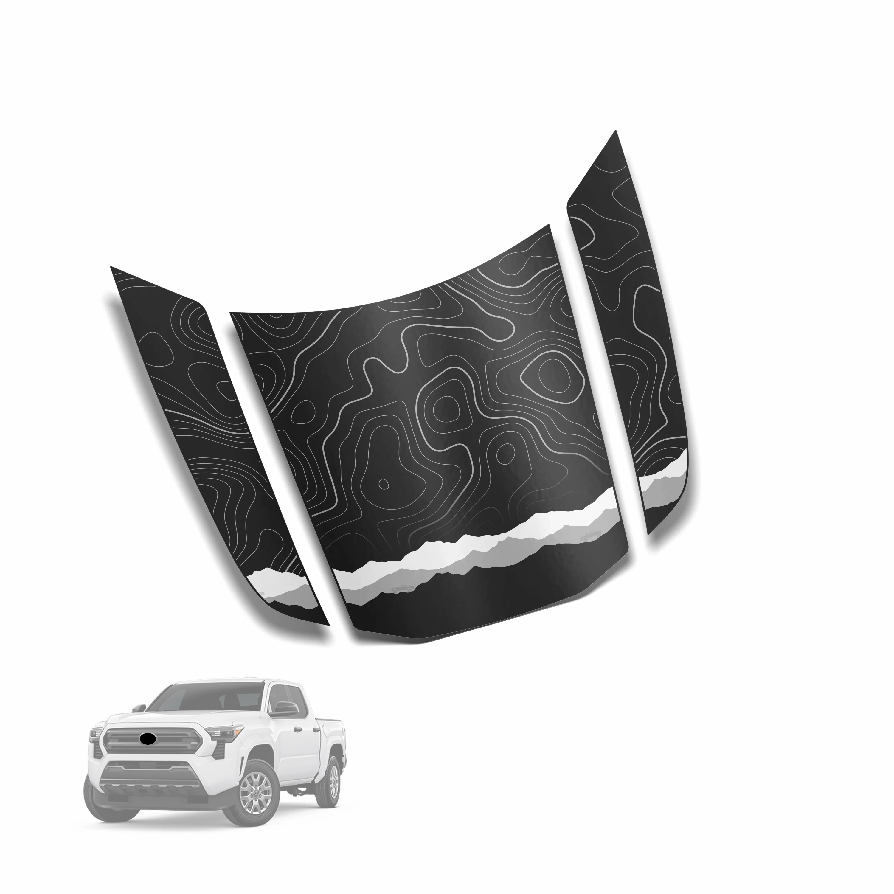 Taco Vinyl Apex Hood Stamp for Tacoma (2024-2025) - Image 6