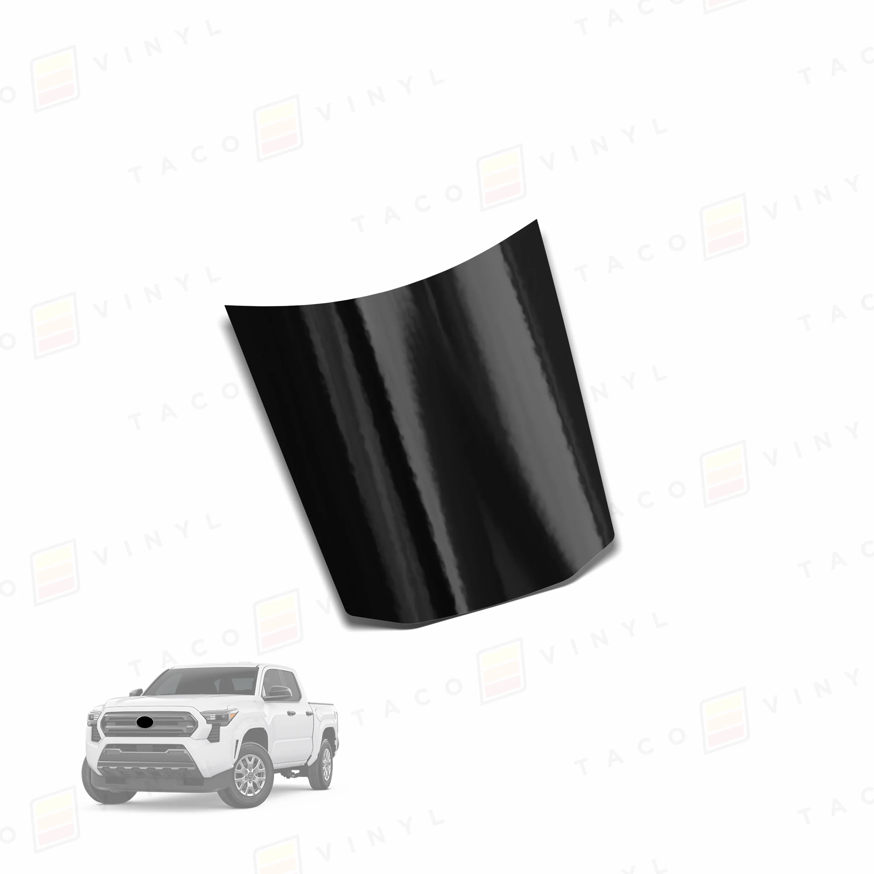 Taco Vinyl Center Hood Stamp for Tacoma (2024-2025) - Image 2