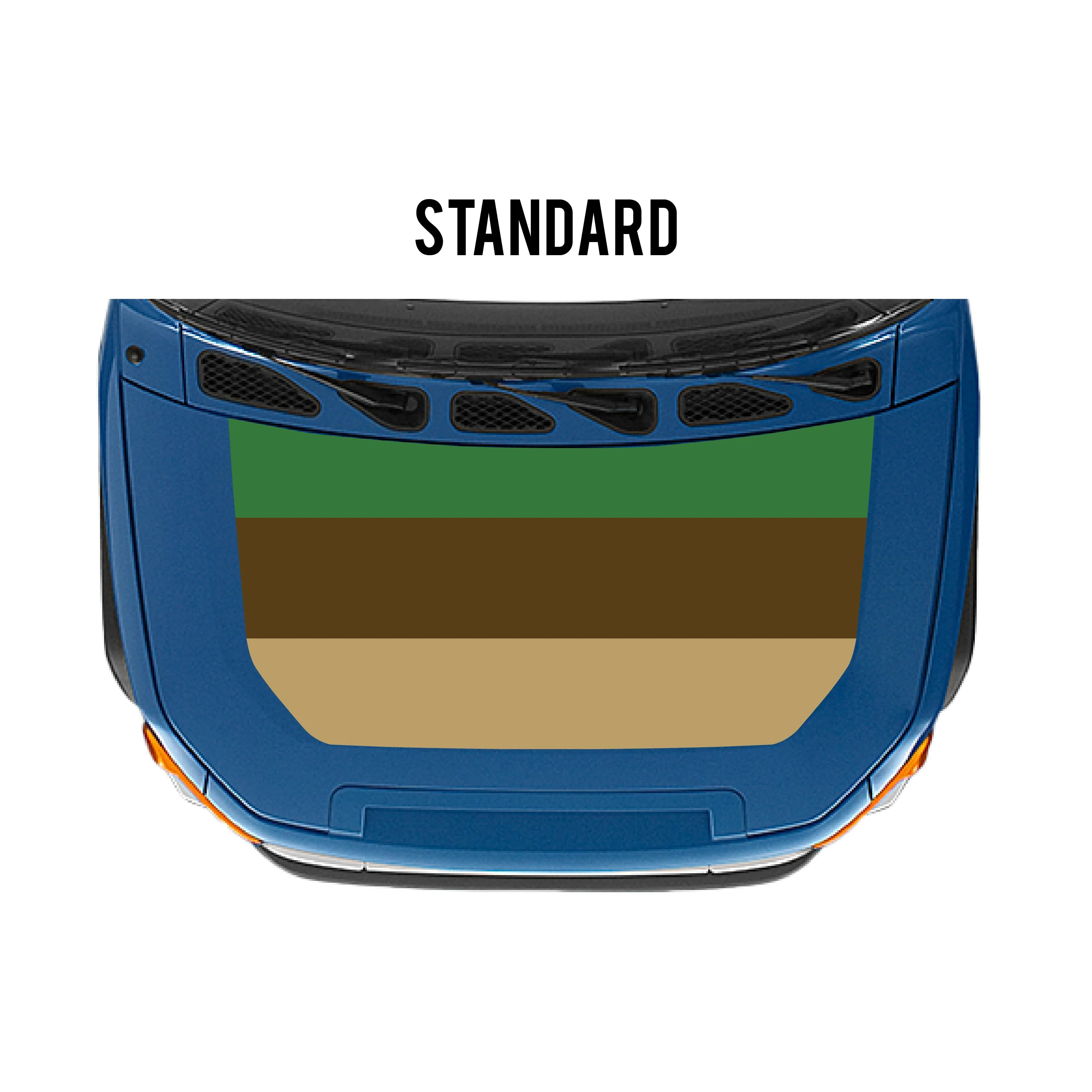 Taco Vinyl Checkered Stripe Kit for  FJ Cruiser (2007-2014) - Image 38