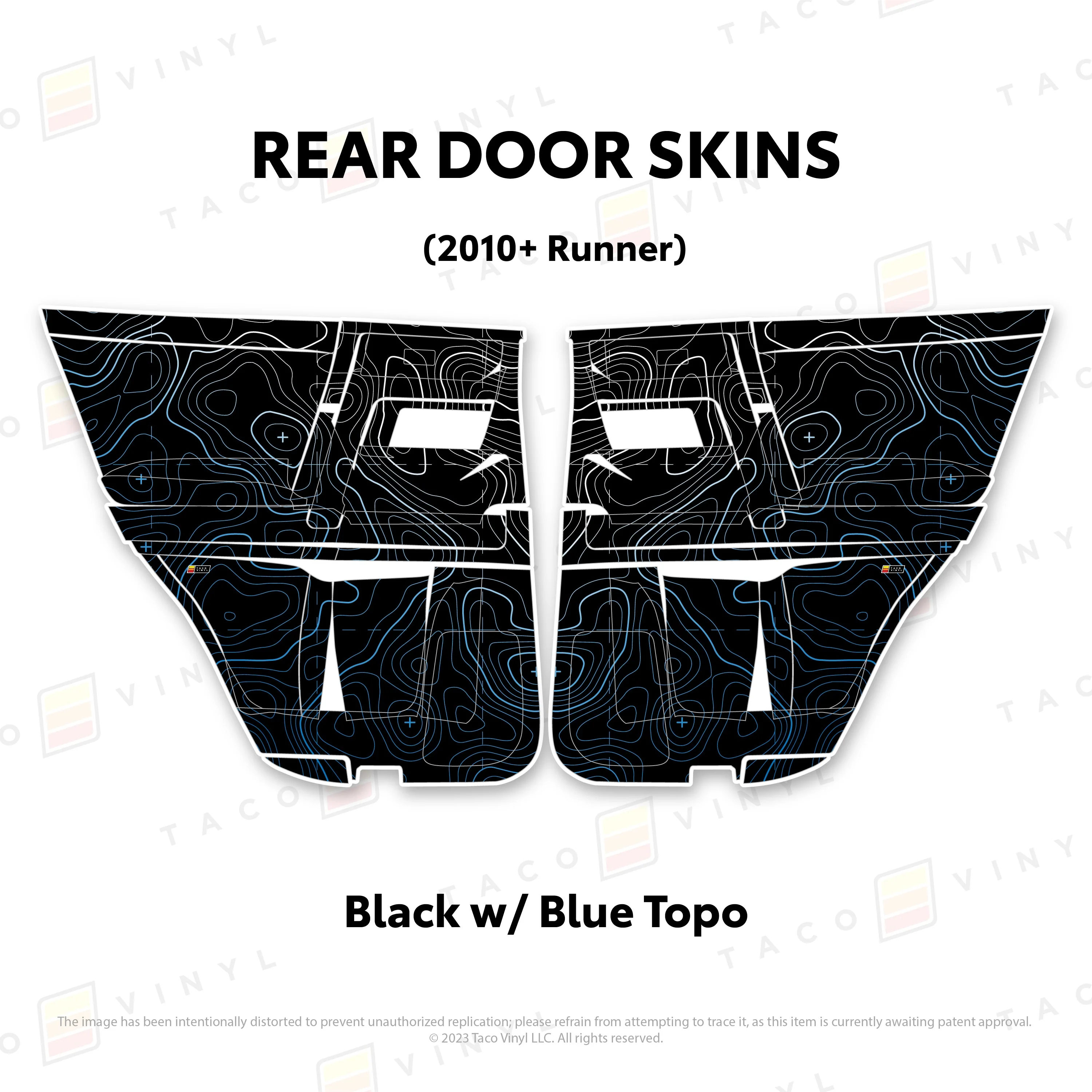 Taco Vinyl Door Skins for 4Runner (2010-2024) - Image 32
