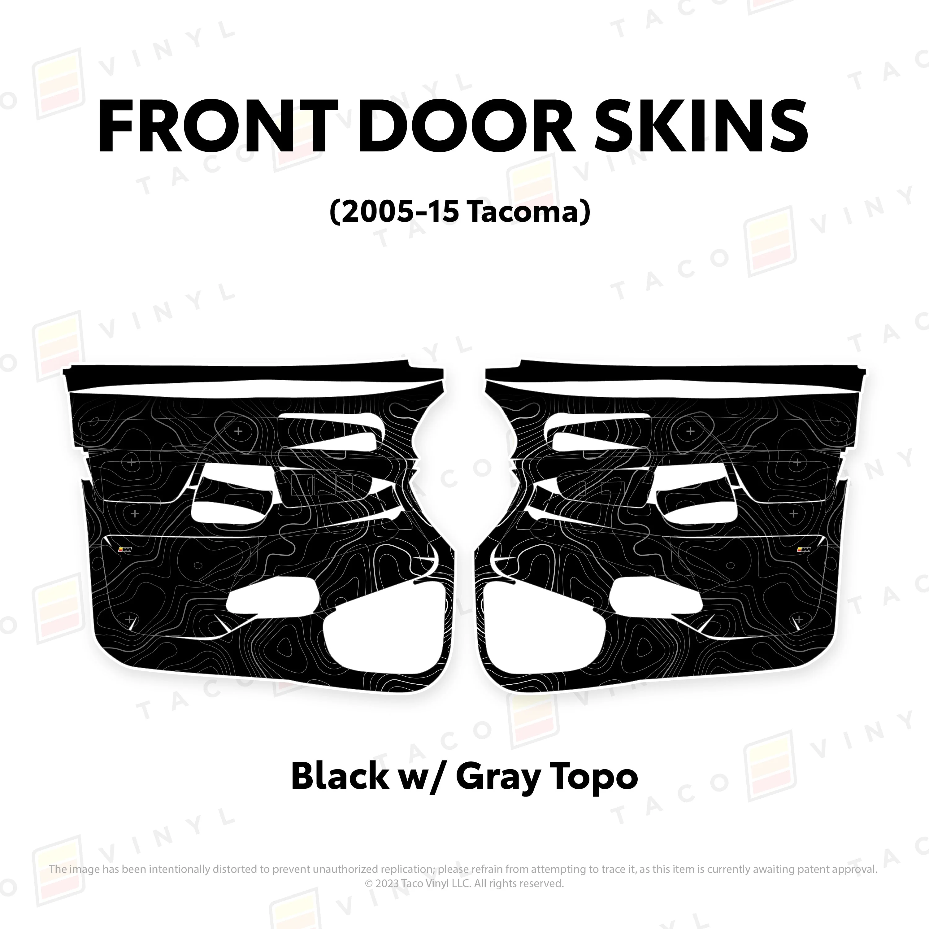 Taco Vinyl Door Skins for Tacoma (2005-2015) - Image 10