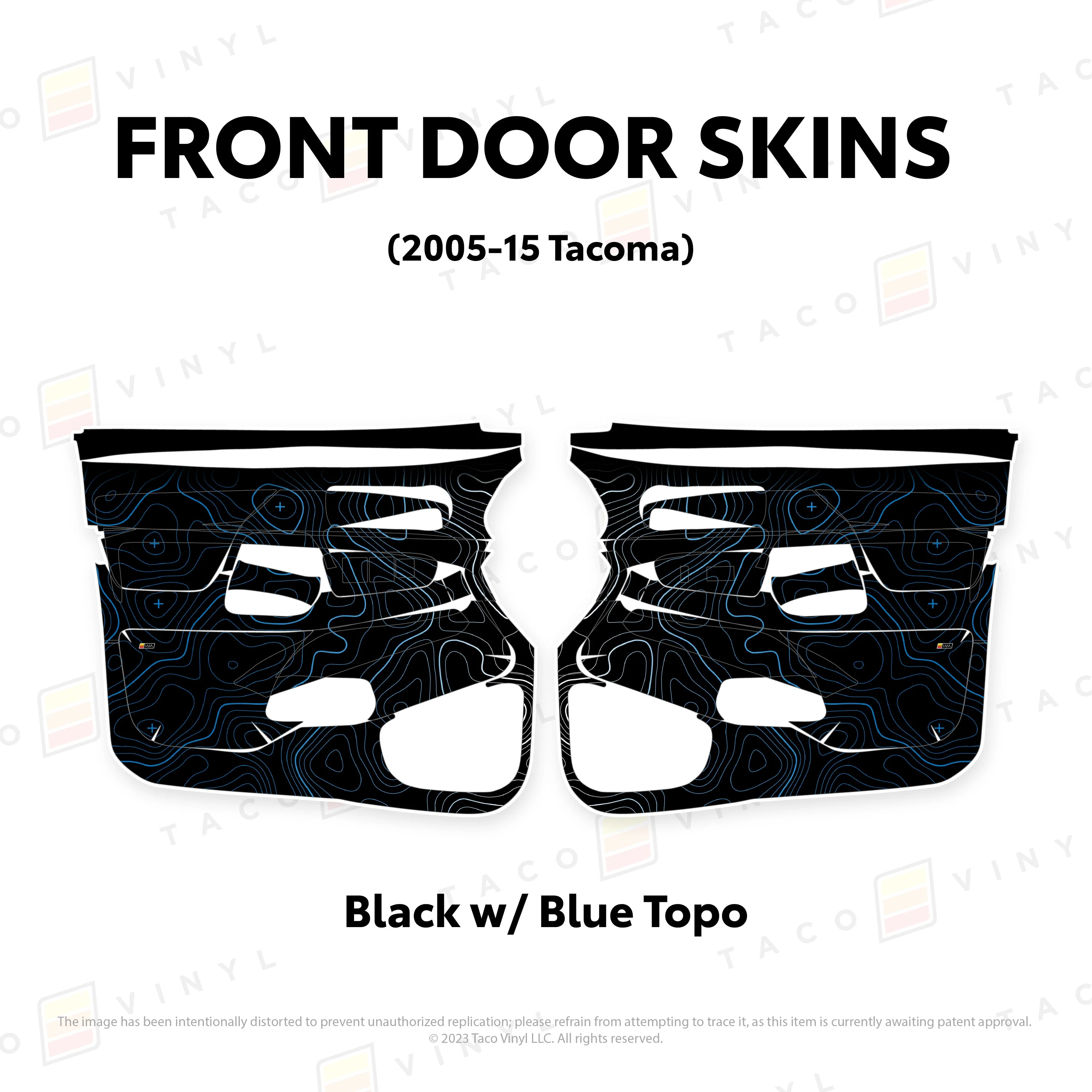 Taco Vinyl Door Skins for Tacoma (2005-2015) - Image 13