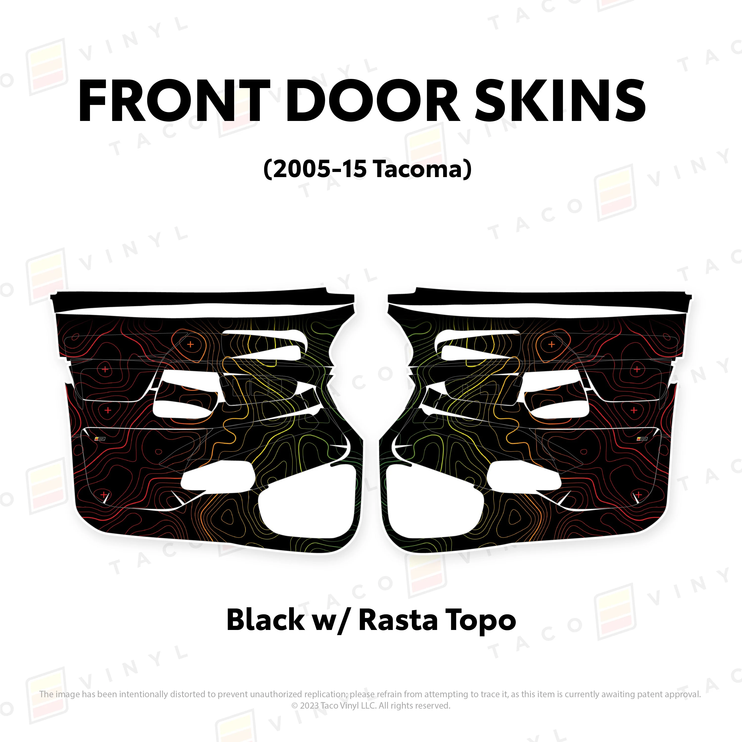 Taco Vinyl Door Skins for Tacoma (2005-2015) - Image 14