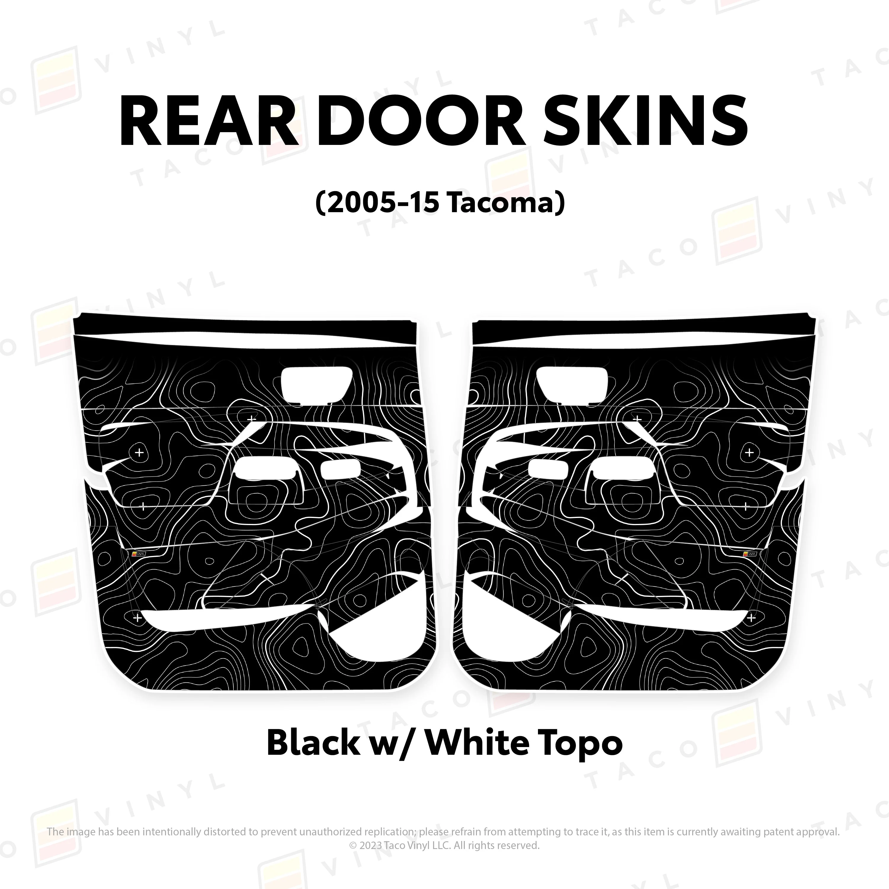 Taco Vinyl Door Skins for Tacoma (2005-2015) - Image 16