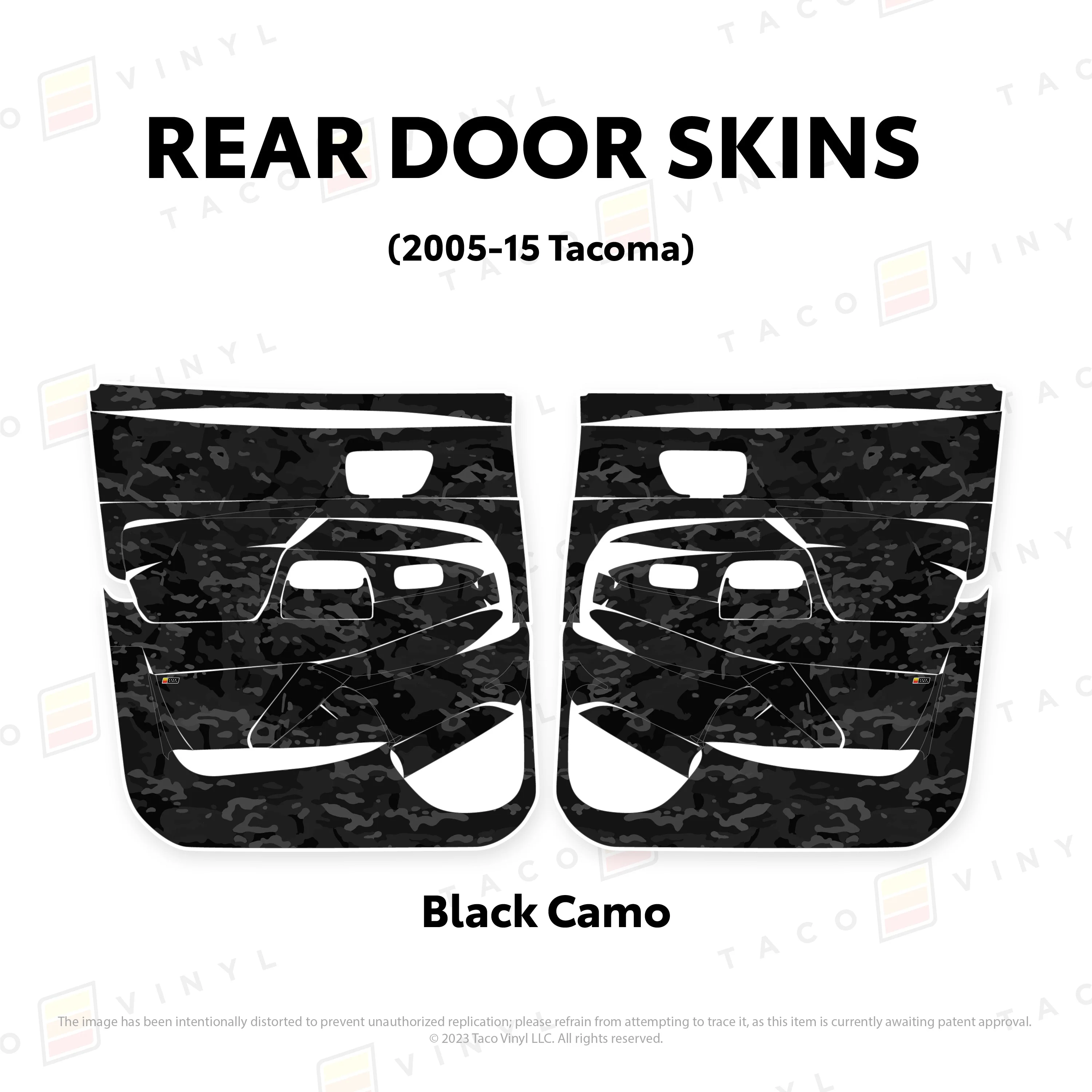 Taco Vinyl Door Skins for Tacoma (2005-2015) - Image 19