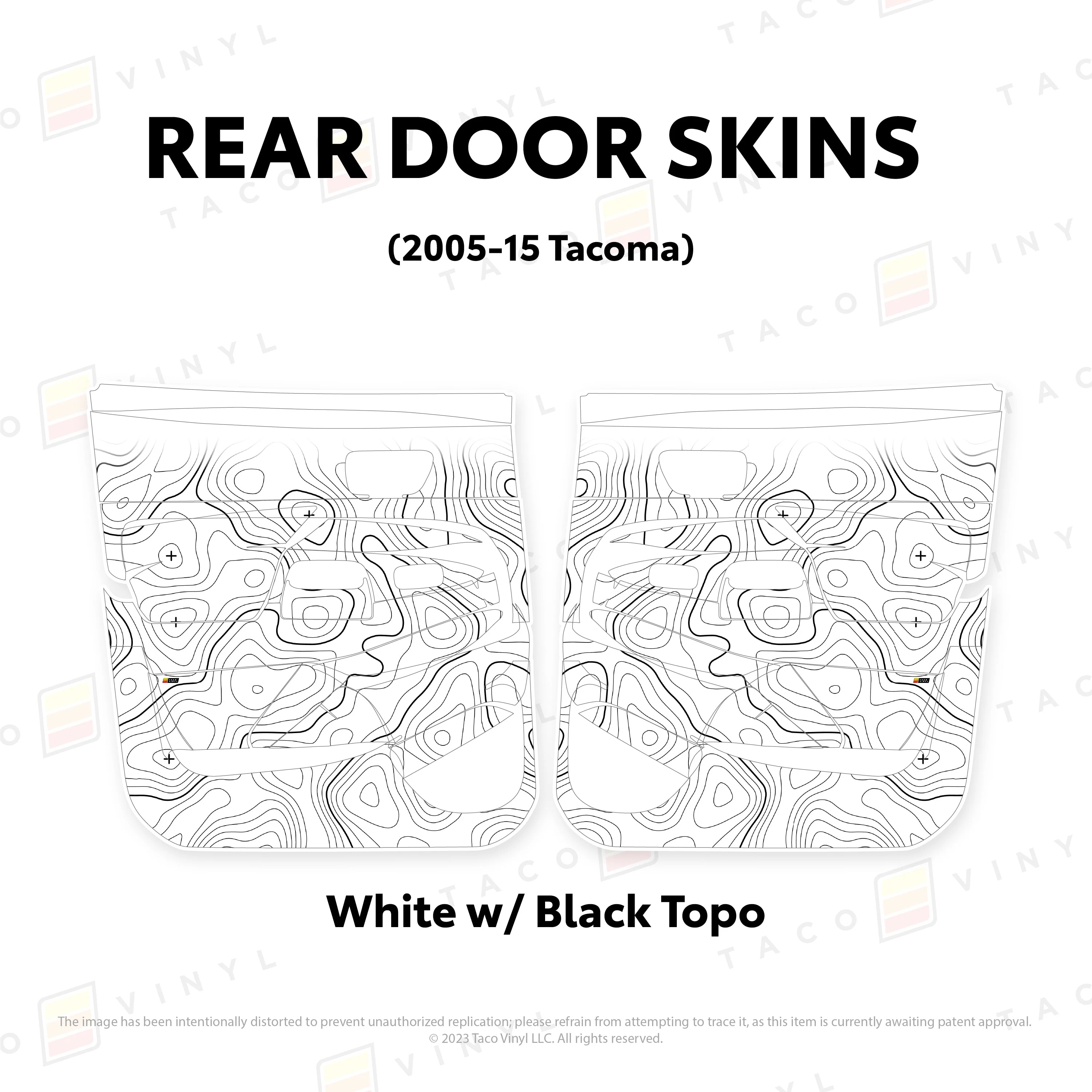 Taco Vinyl Door Skins for Tacoma (2005-2015) - Image 29