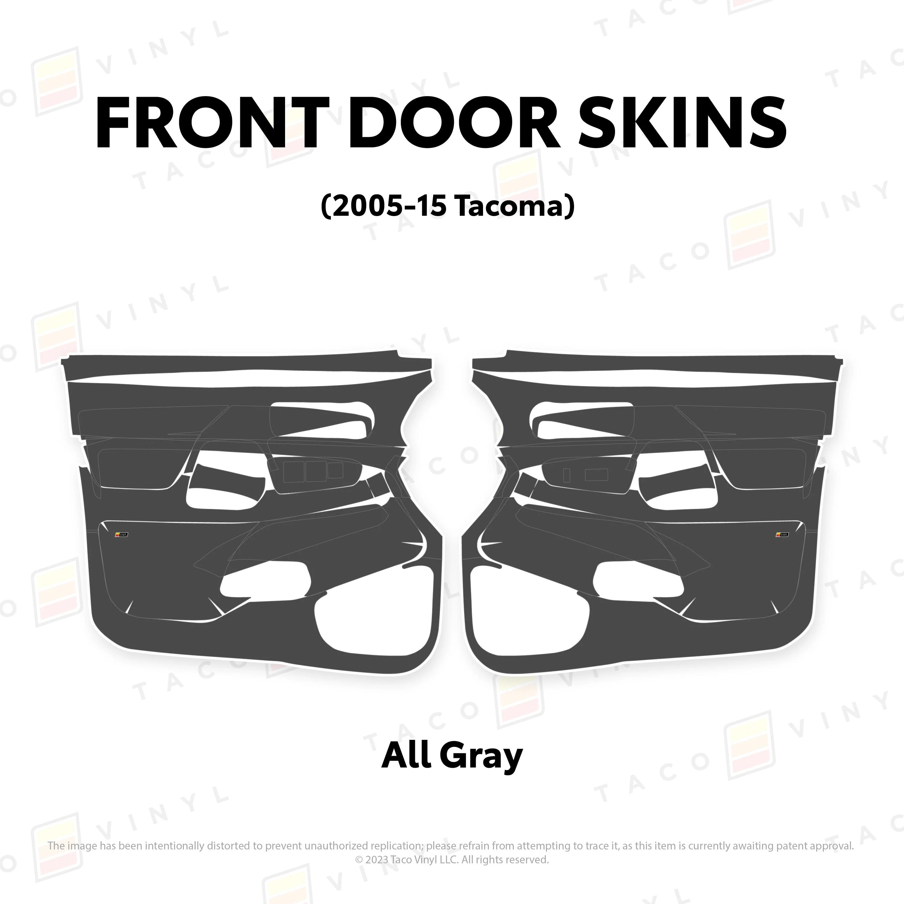 Taco Vinyl Door Skins for Tacoma (2005-2015) - Image 49