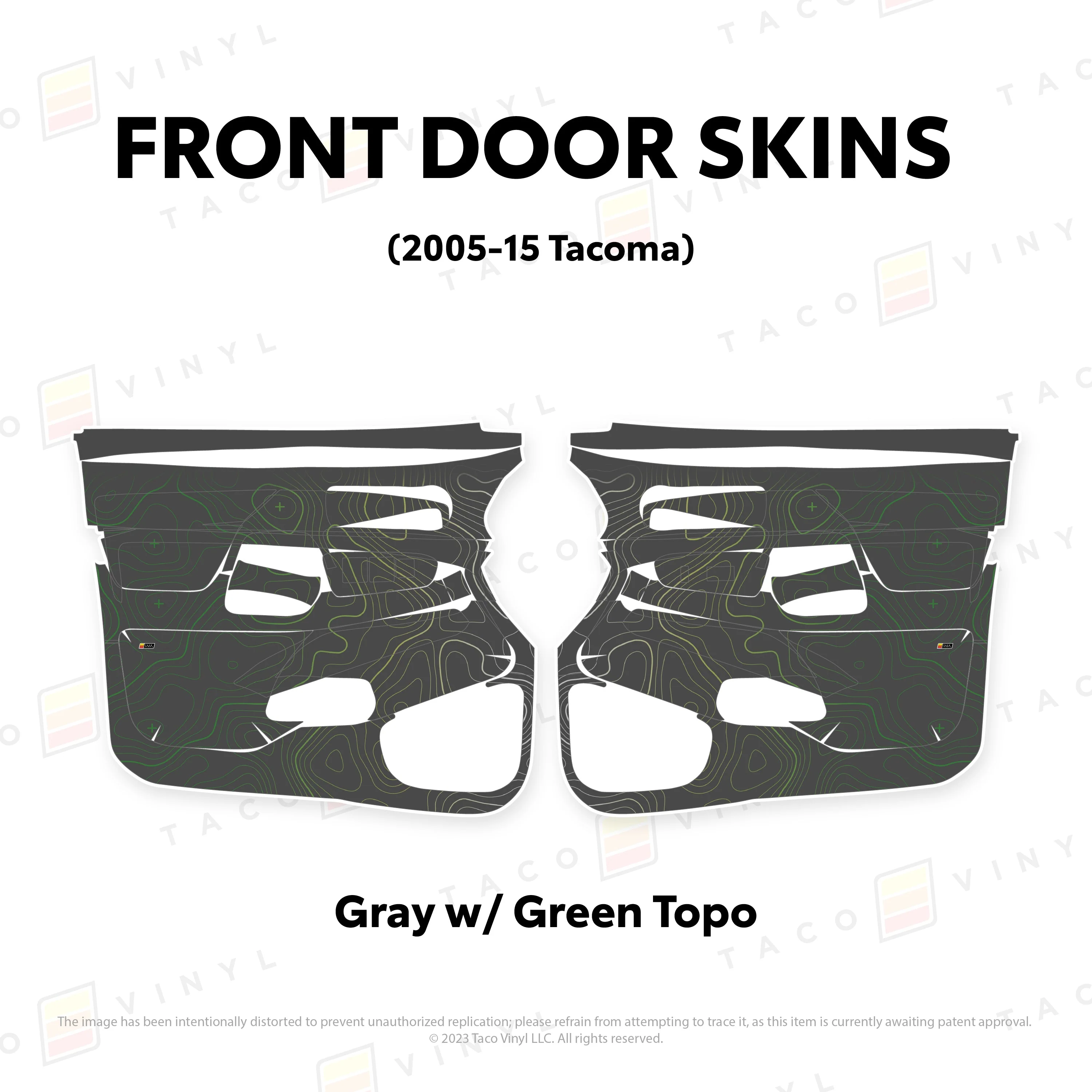 Taco Vinyl Door Skins for Tacoma (2005-2015) - Image 53