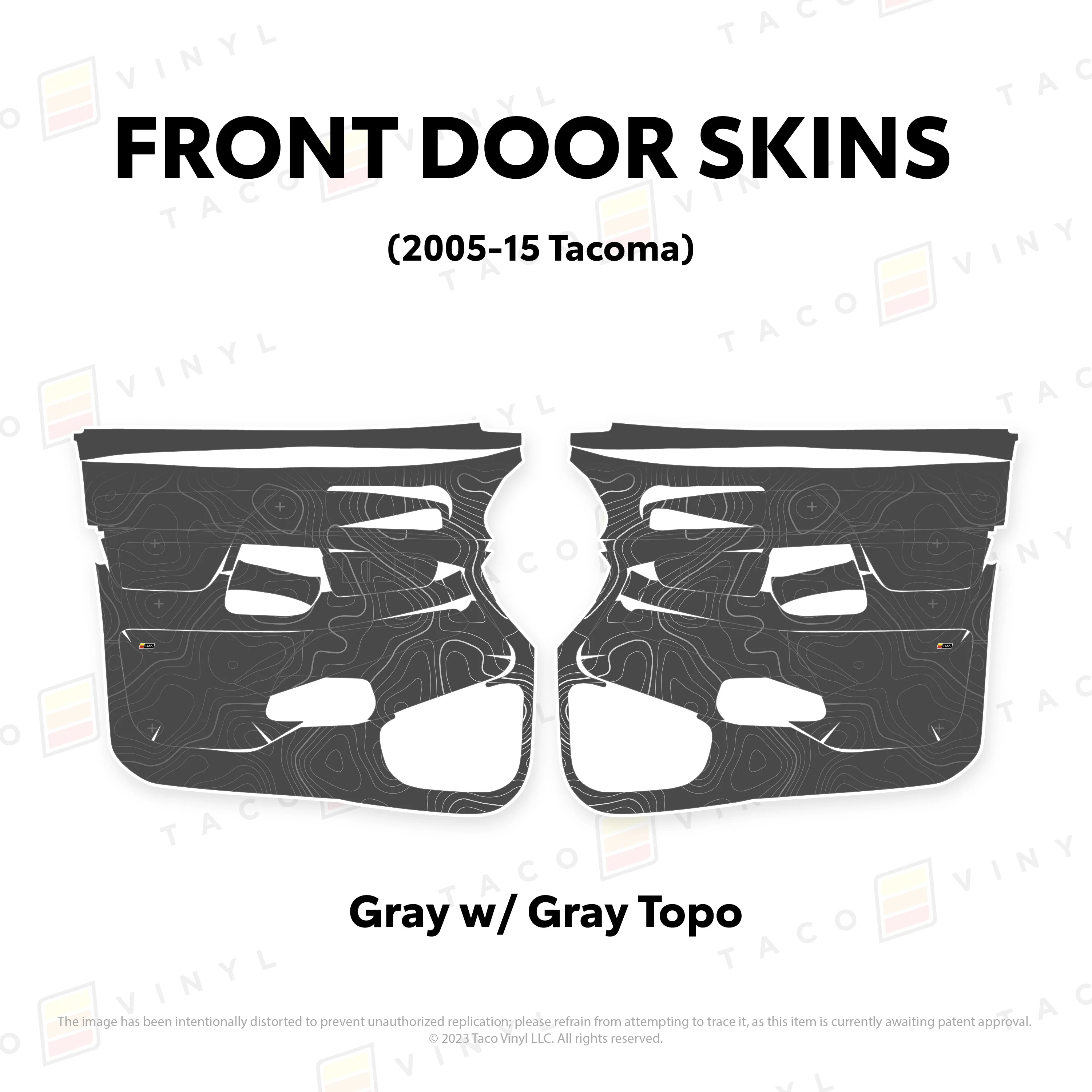 Taco Vinyl Door Skins for Tacoma (2005-2015) - Image 54