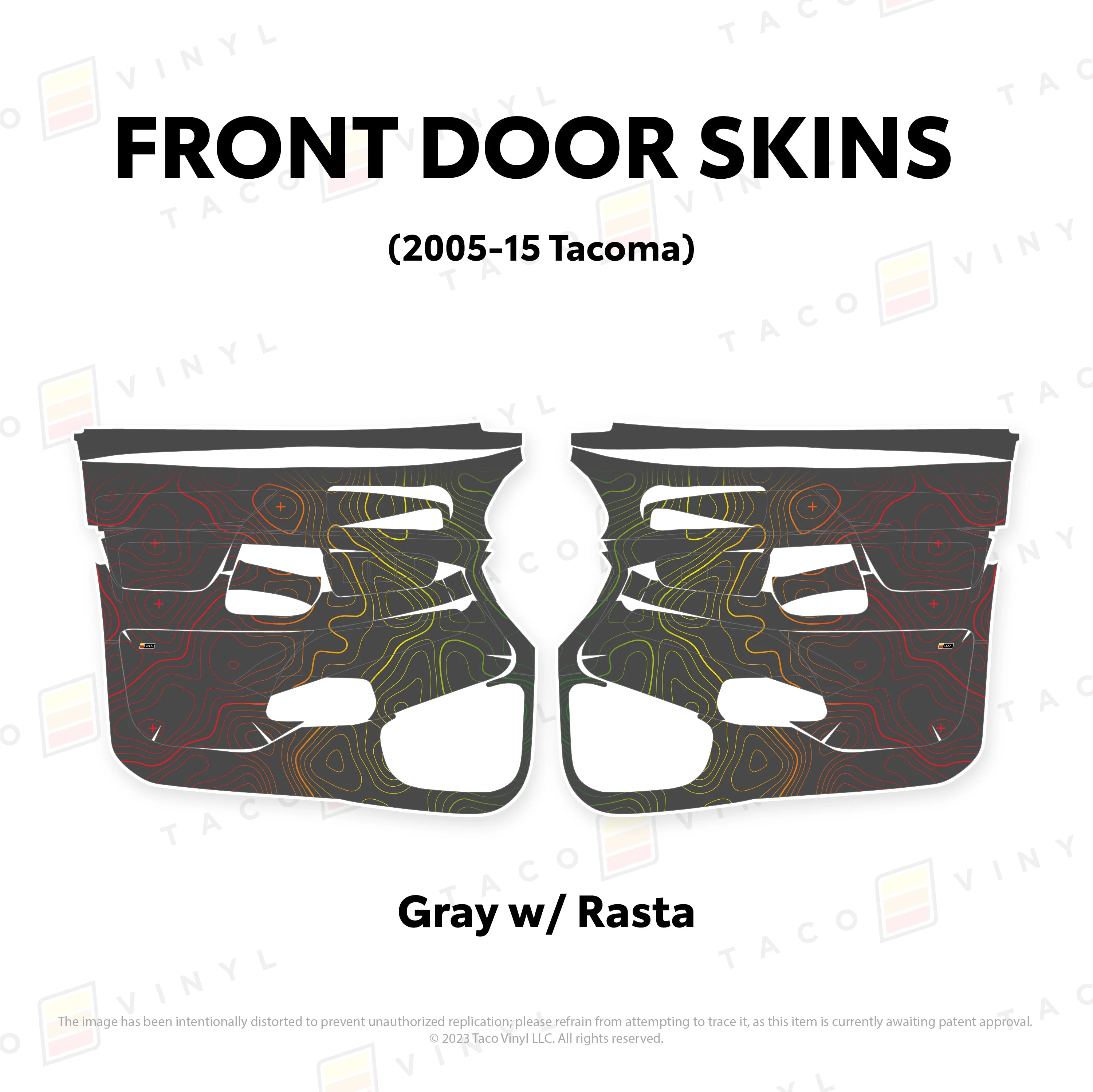 Taco Vinyl Door Skins for Tacoma (2005-2015) - Image 59
