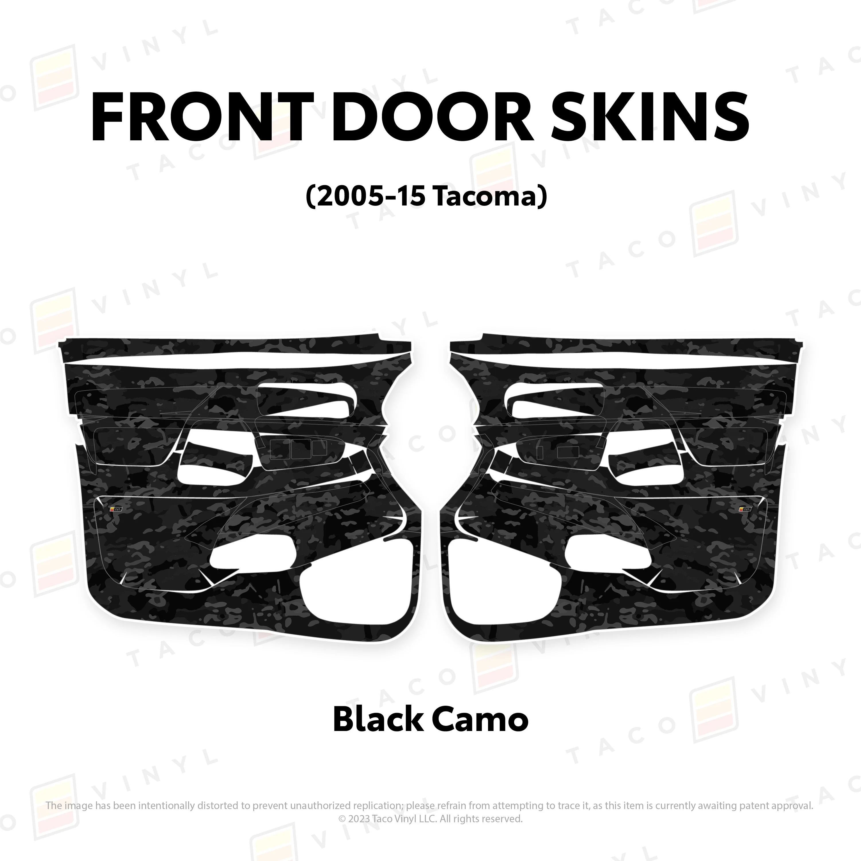 Taco Vinyl Door Skins for Tacoma (2005-2015) - Image 6