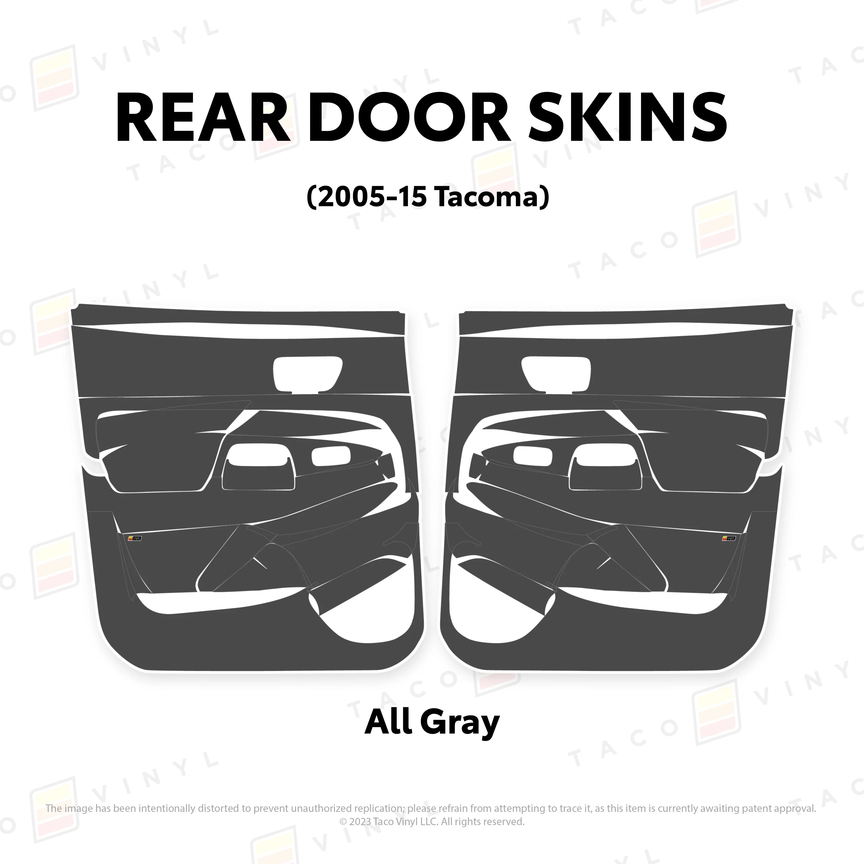 Taco Vinyl Door Skins for Tacoma (2005-2015) - Image 63