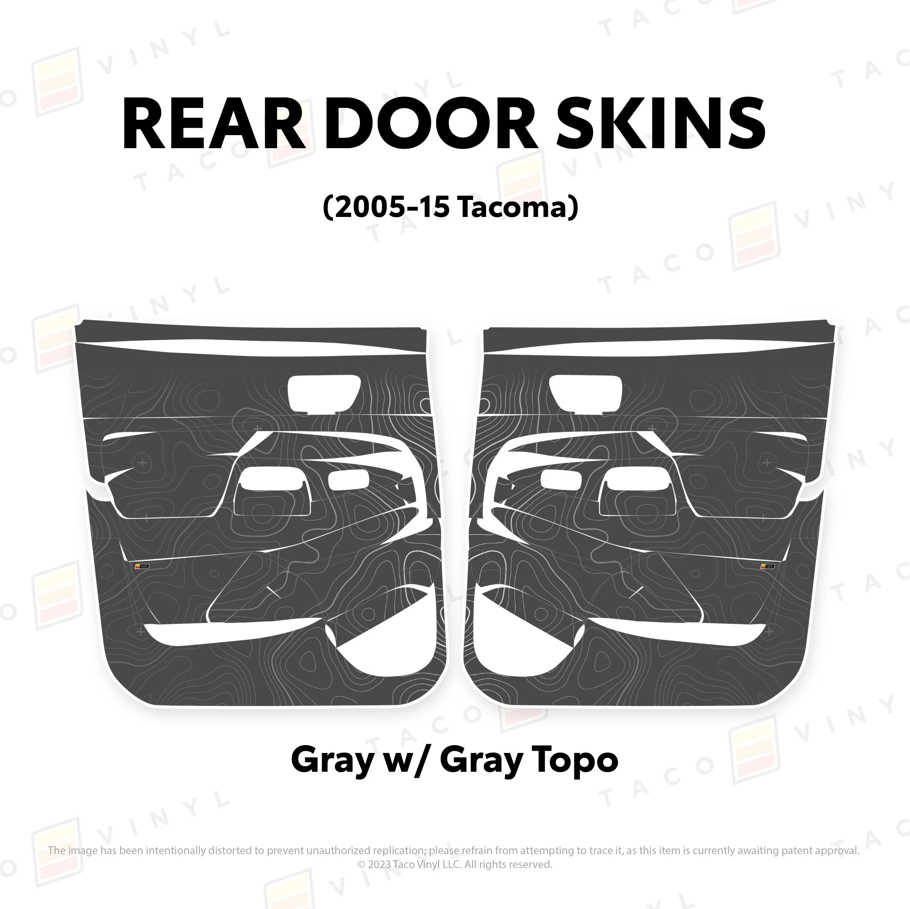 Taco Vinyl Door Skins for Tacoma (2005-2015) - Image 77