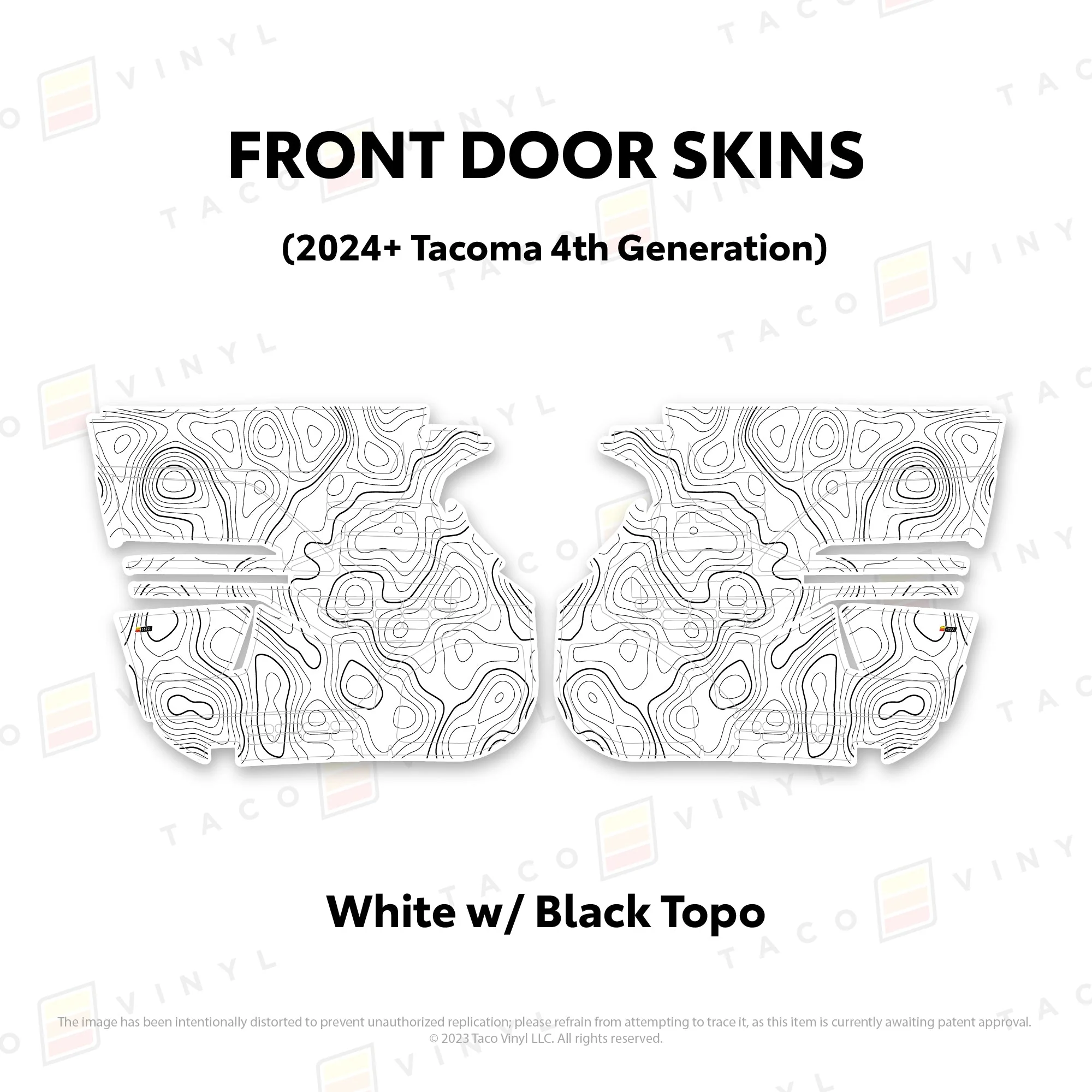 Taco Vinyl Door Skins for Tacoma (2024-2026) - Image 10