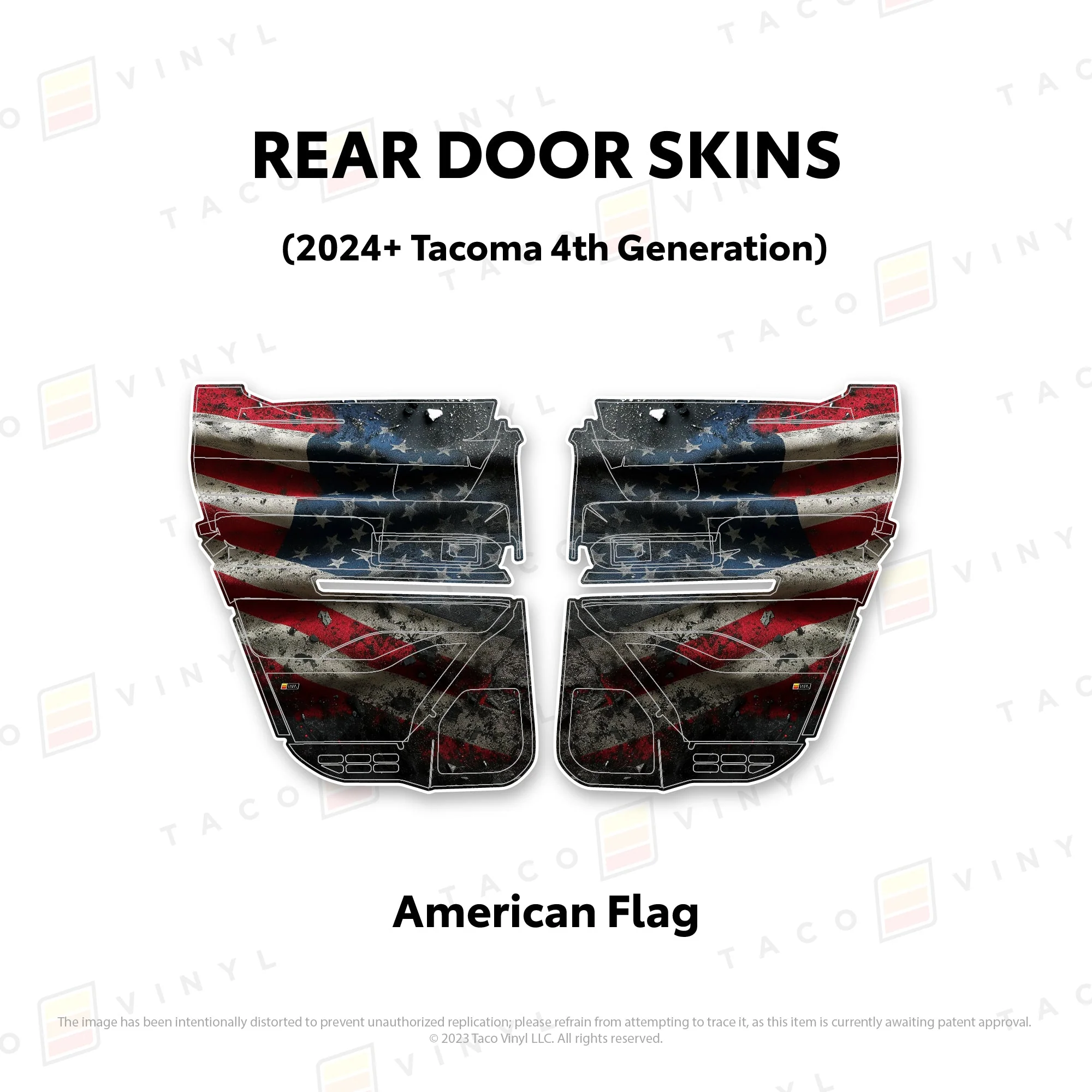 Taco Vinyl Door Skins for Tacoma (2024-2026) - Image 21