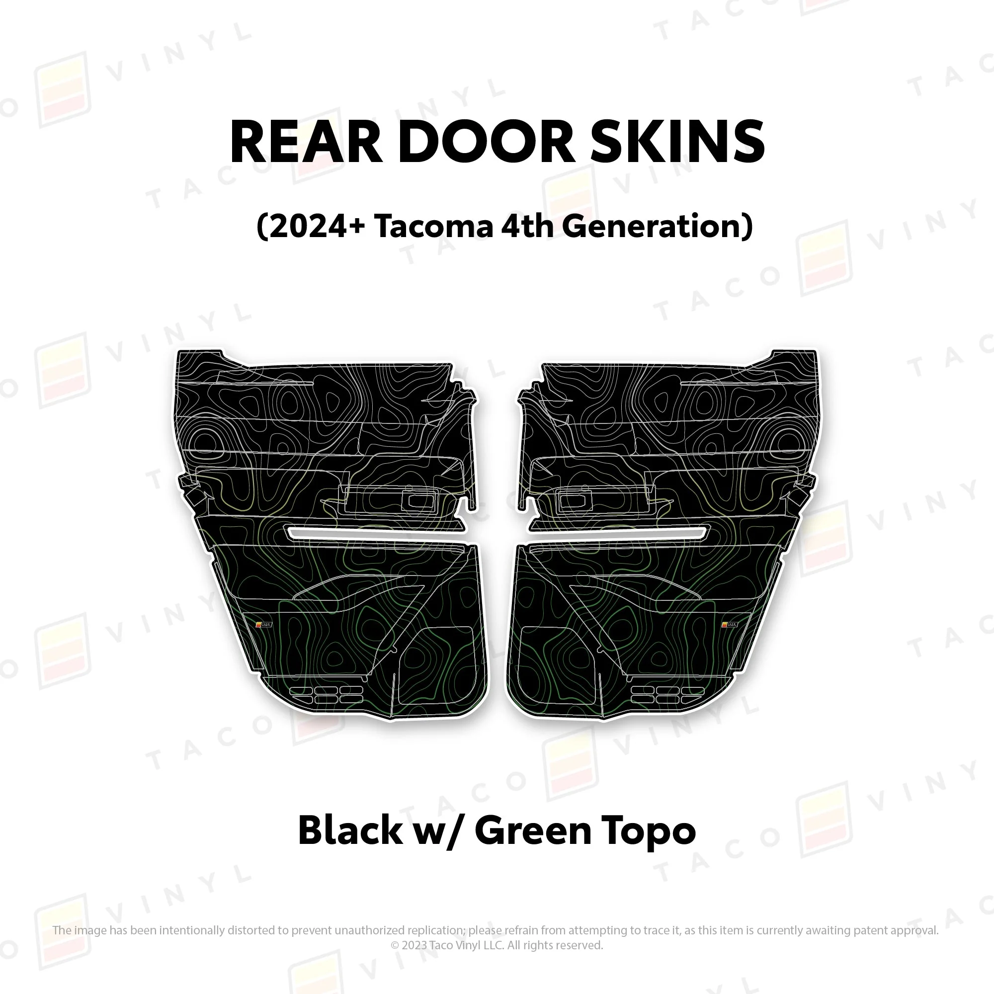Taco Vinyl Door Skins for Tacoma (2024-2026) - Image 24