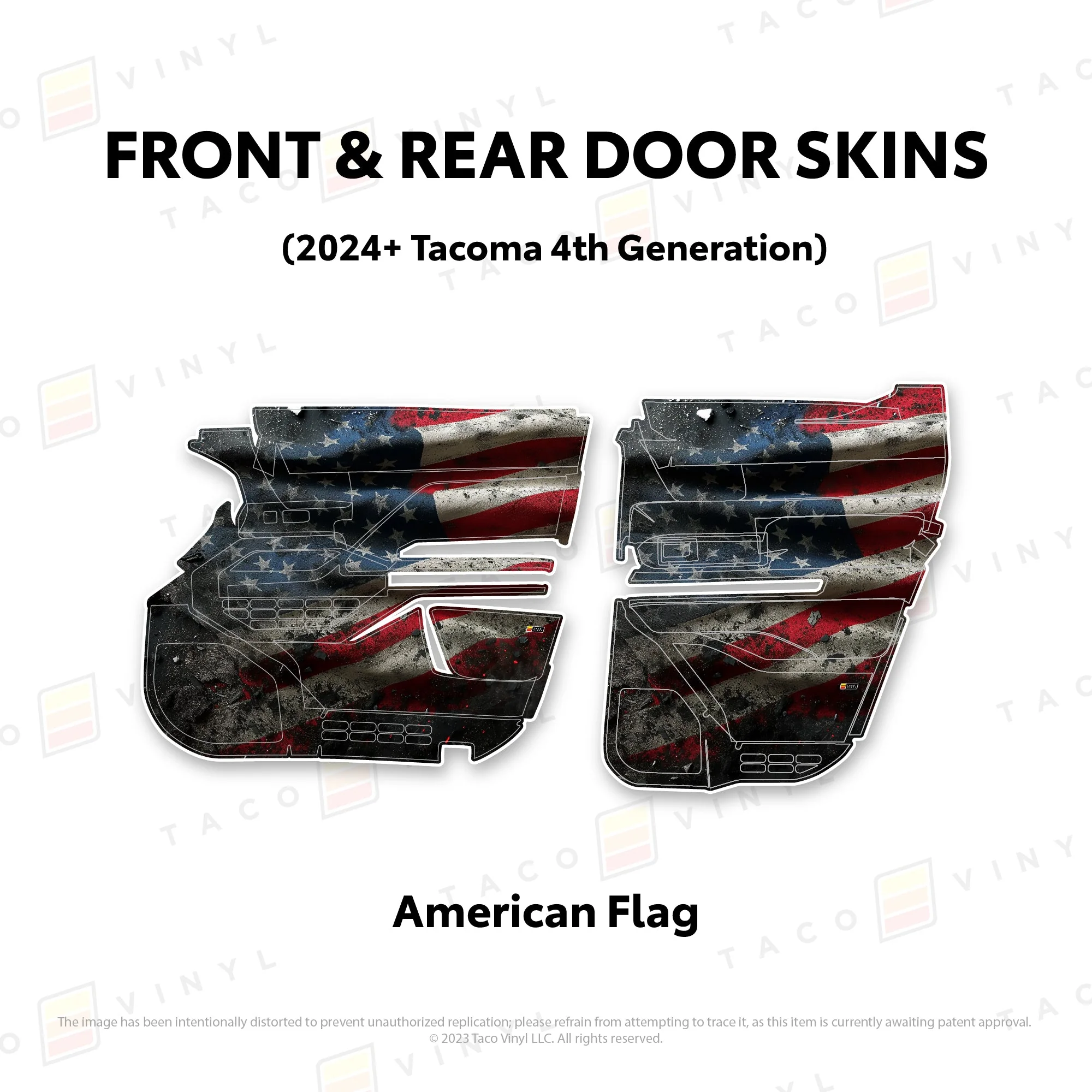 Taco Vinyl Door Skins for Tacoma (2024-2026) - Image 36