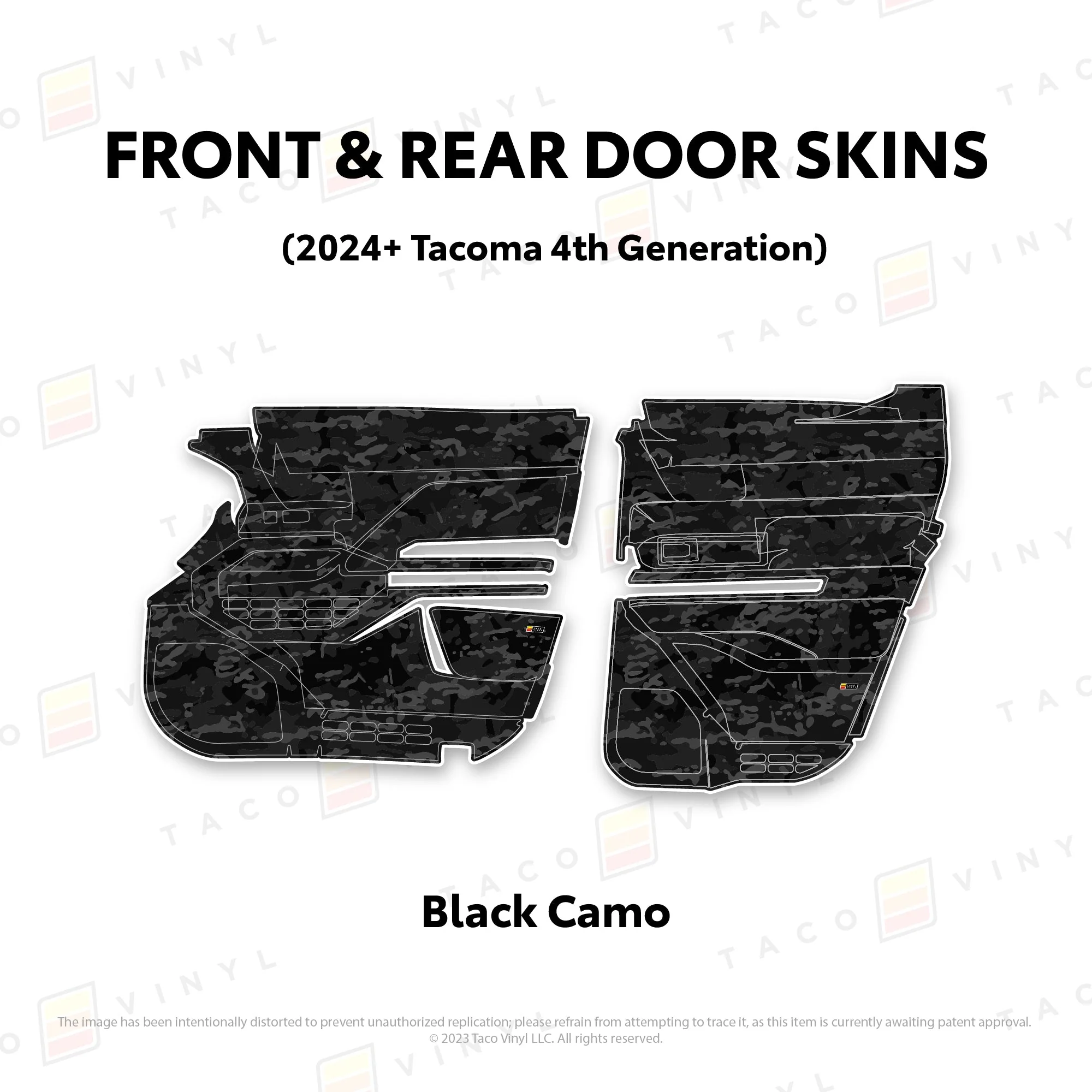 Taco Vinyl Door Skins for Tacoma (2024-2026) - Image 37