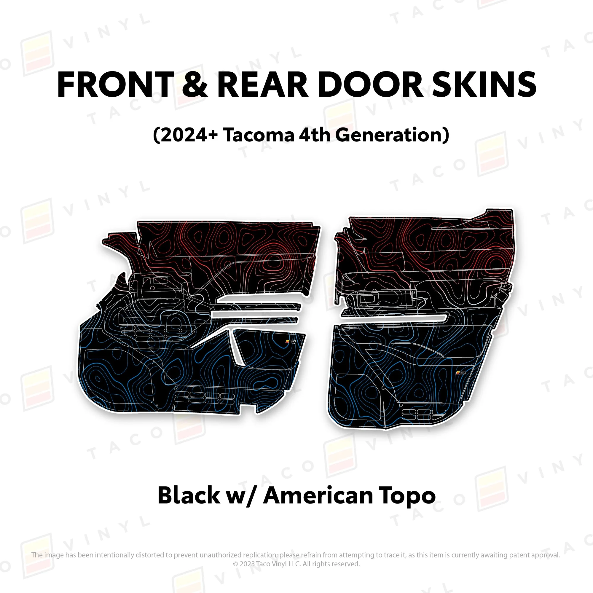 Taco Vinyl Door Skins for Tacoma (2024-2026) - Image 38