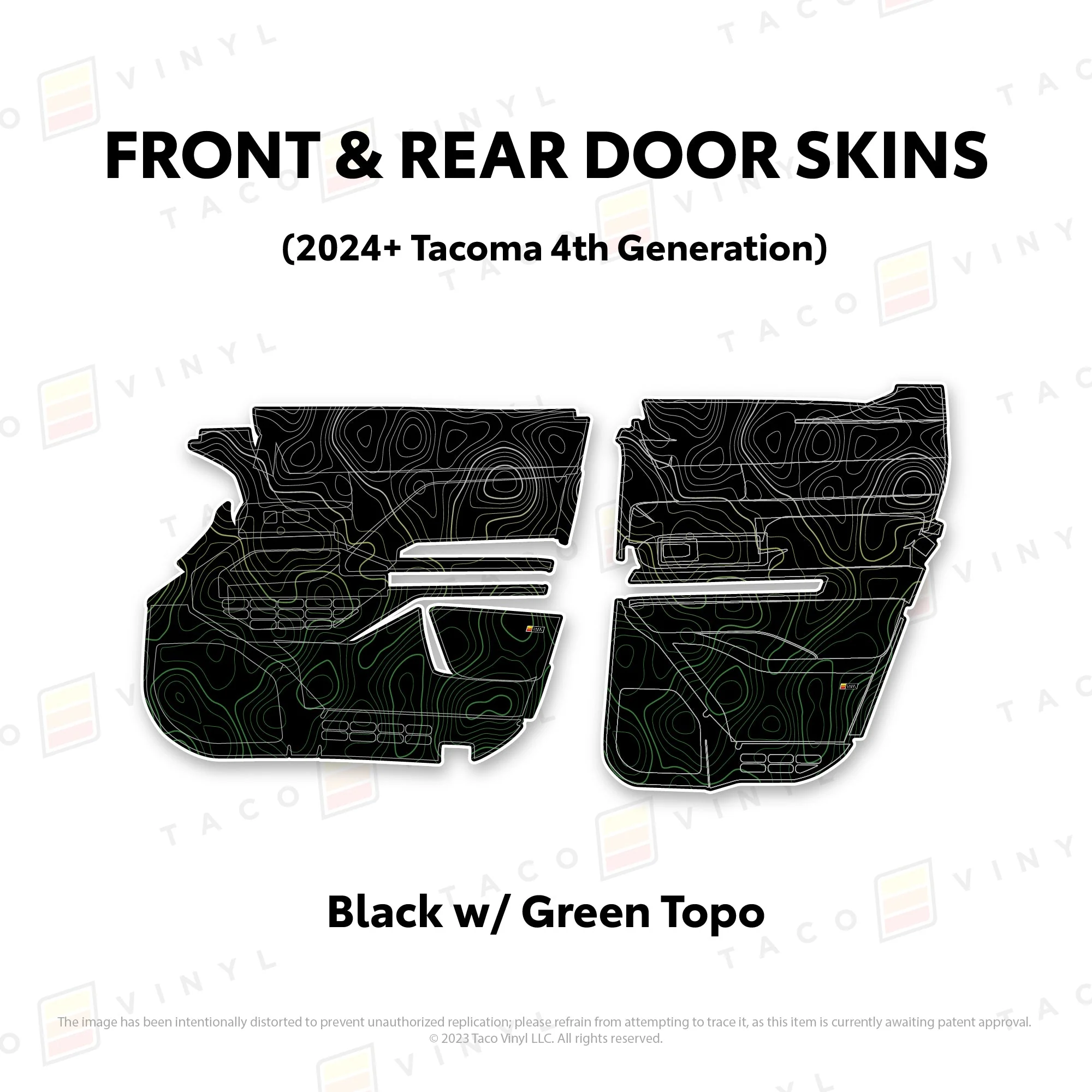 Taco Vinyl Door Skins for Tacoma (2024-2026) - Image 41