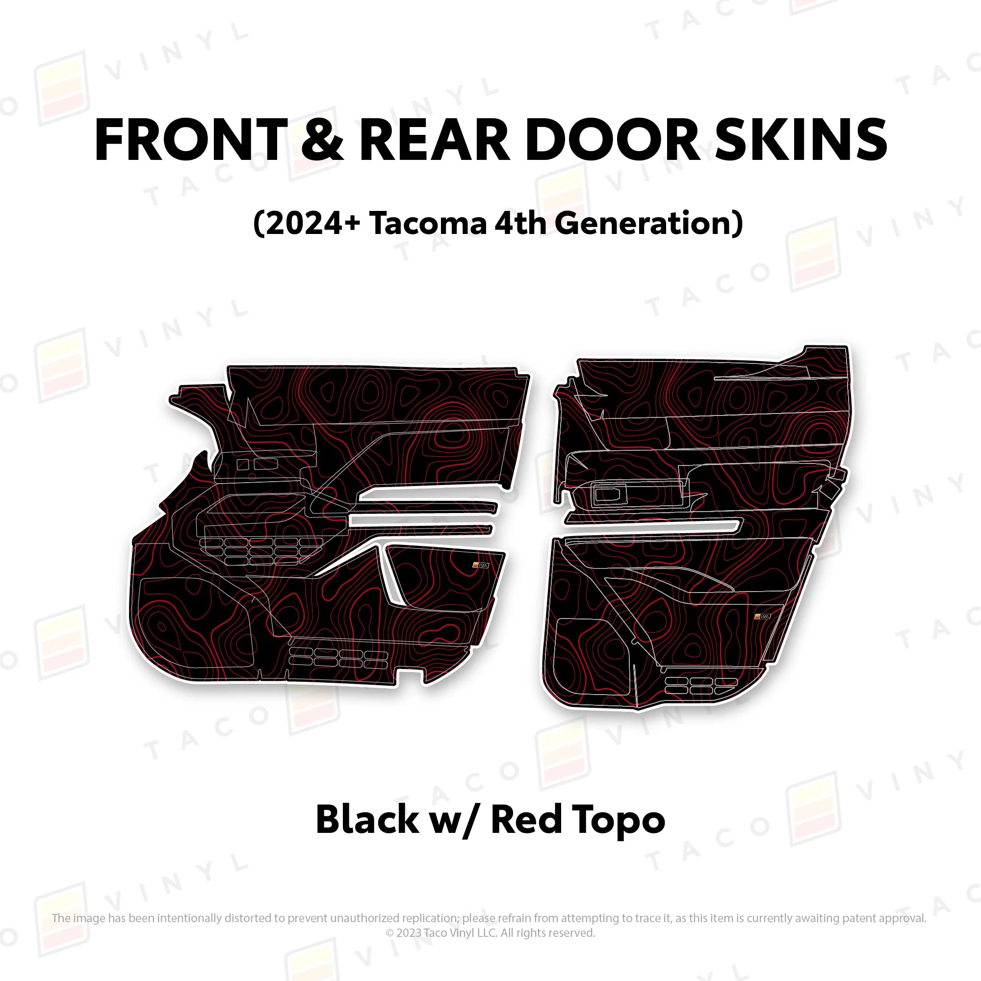 Taco Vinyl Door Skins for Tacoma (2024-2026) - Image 46