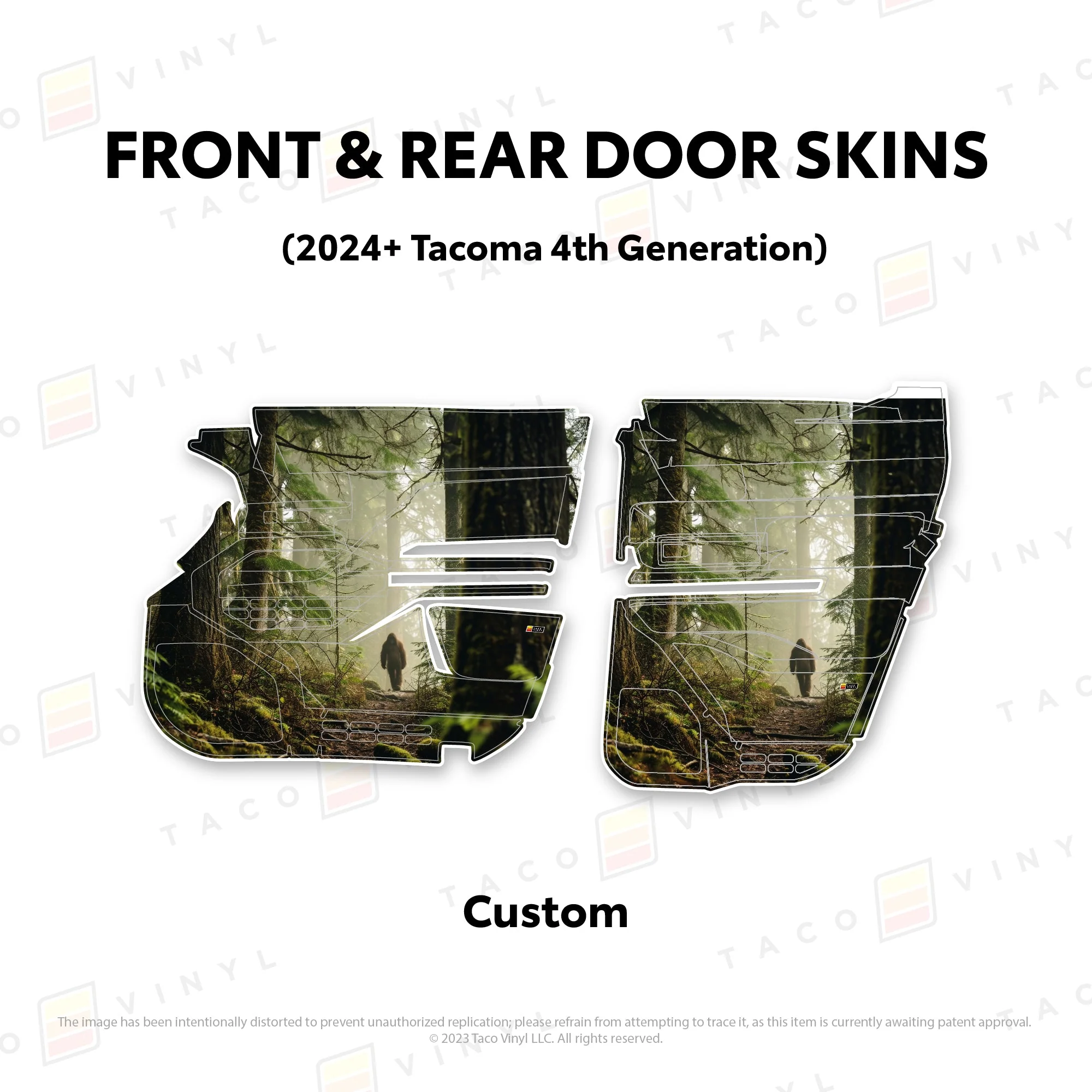 Taco Vinyl Door Skins for Tacoma (2024-2026) - Image 48