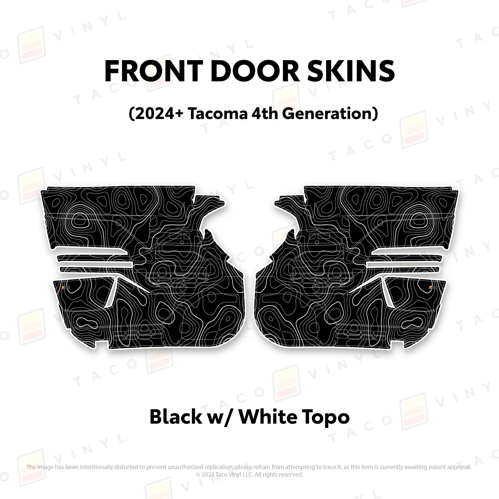 Taco Vinyl Door Skins for Tacoma (2024-2026) - Image 7