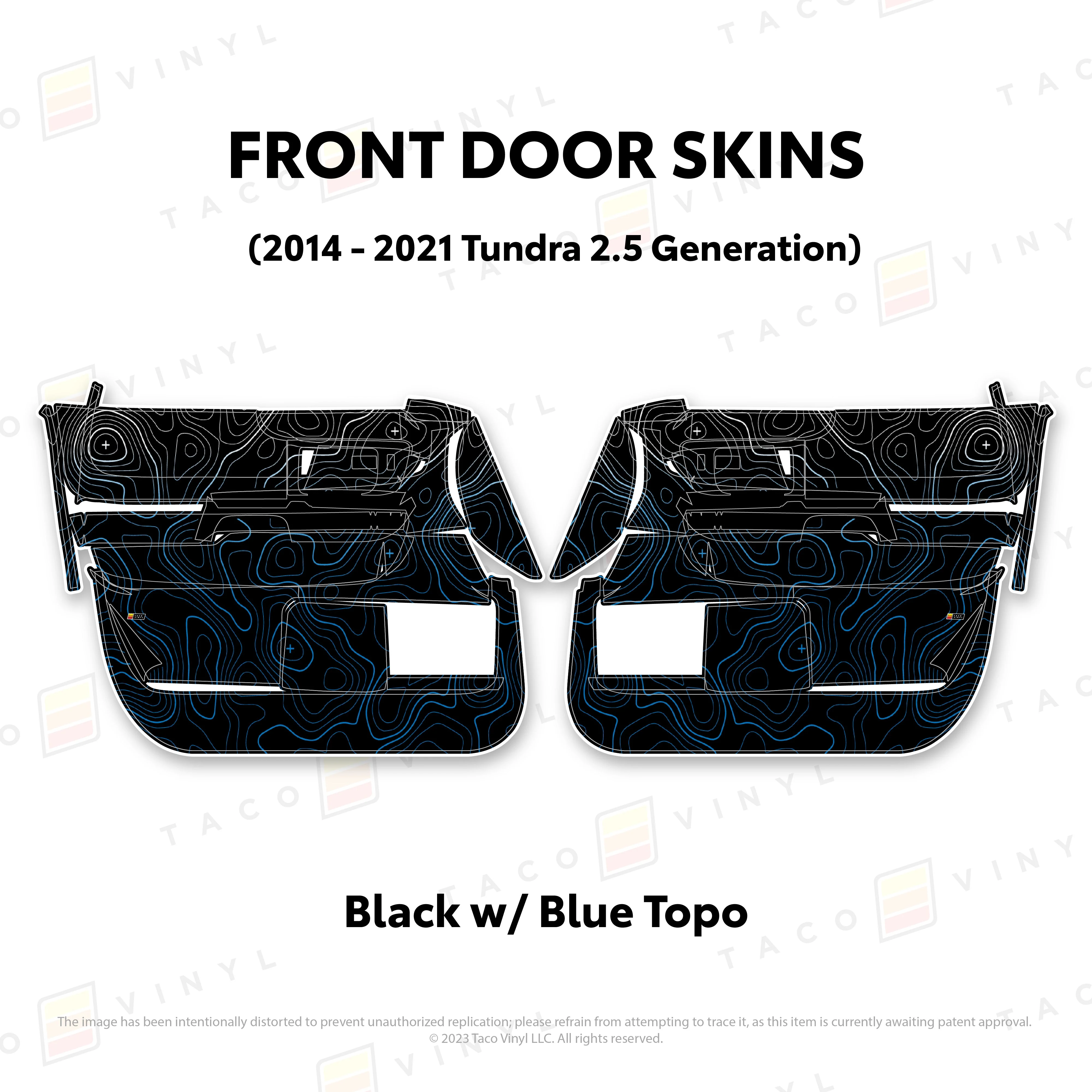Taco Vinyl Door Skins for Tundra (2014-2021) - Image 10