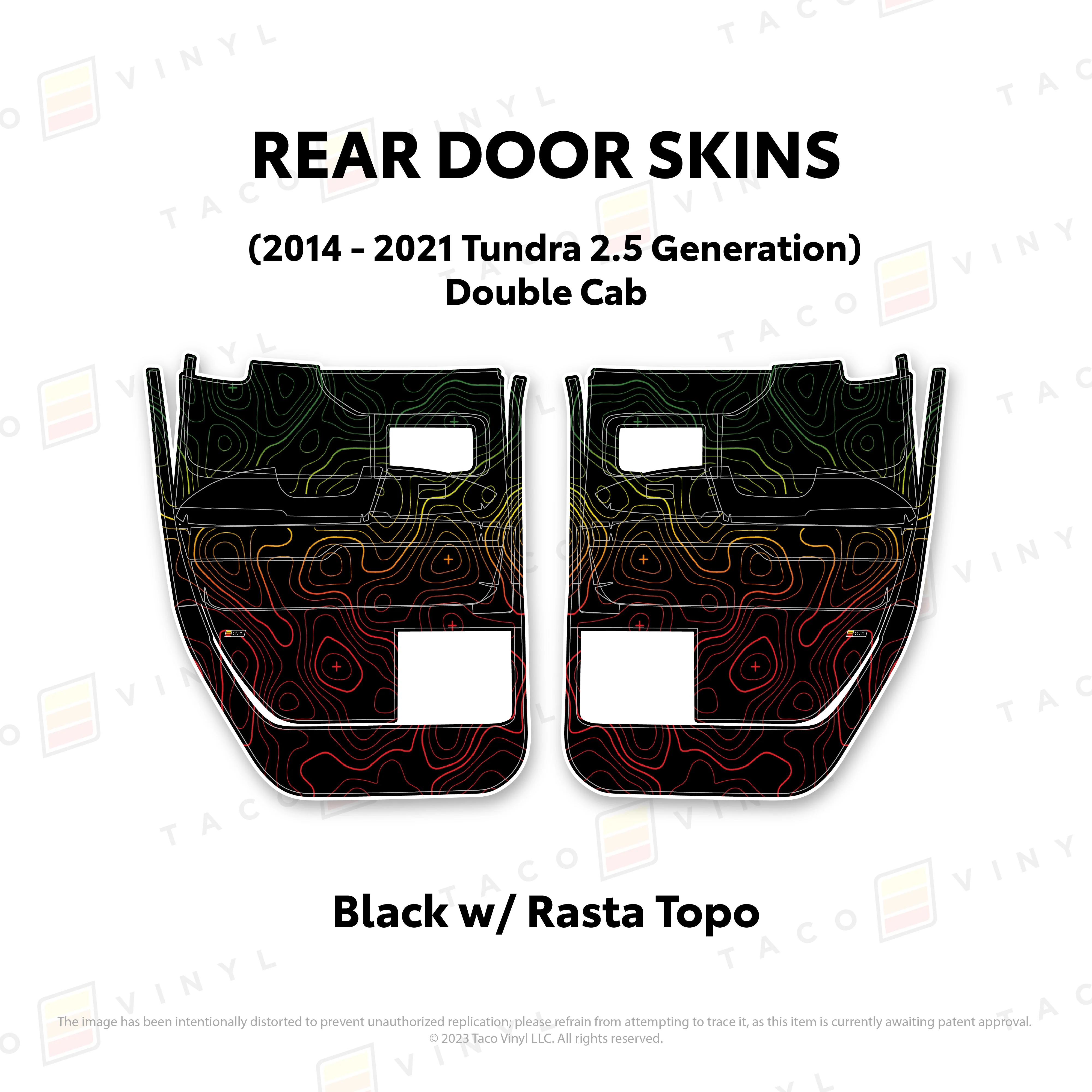 Taco Vinyl Door Skins for Tundra (2014-2021) - Image 28